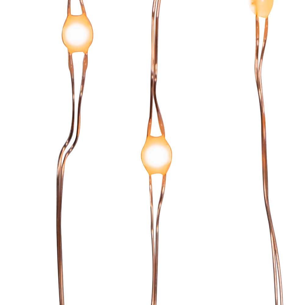 Kurt S. Adler BAT0302CLW White LED String Lights - Perfect for Christmas Decorations, Bedroom Lighting & Outdoor Party Decor