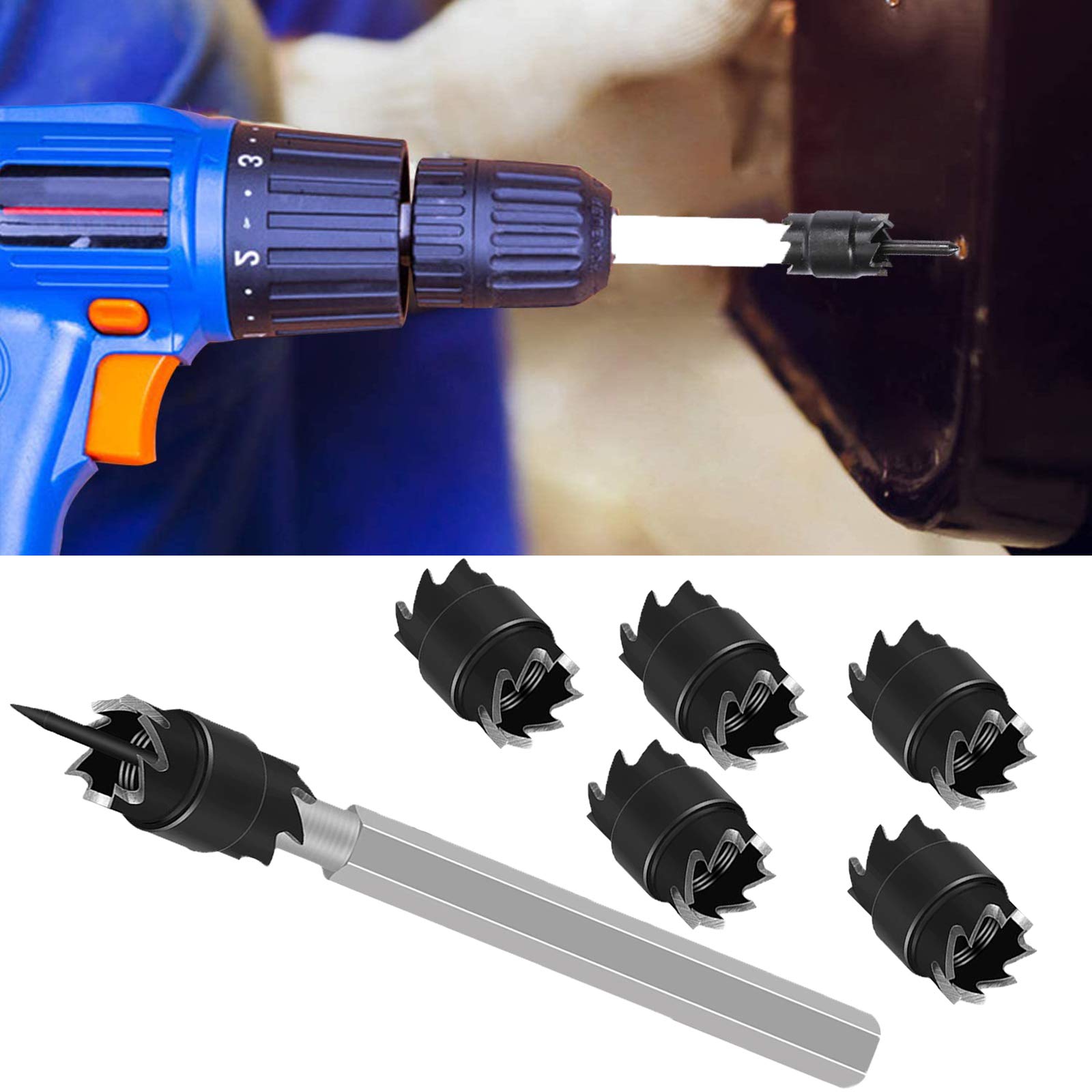 14-Piece Double Sided Spot Weld Cutter Set - 3/8