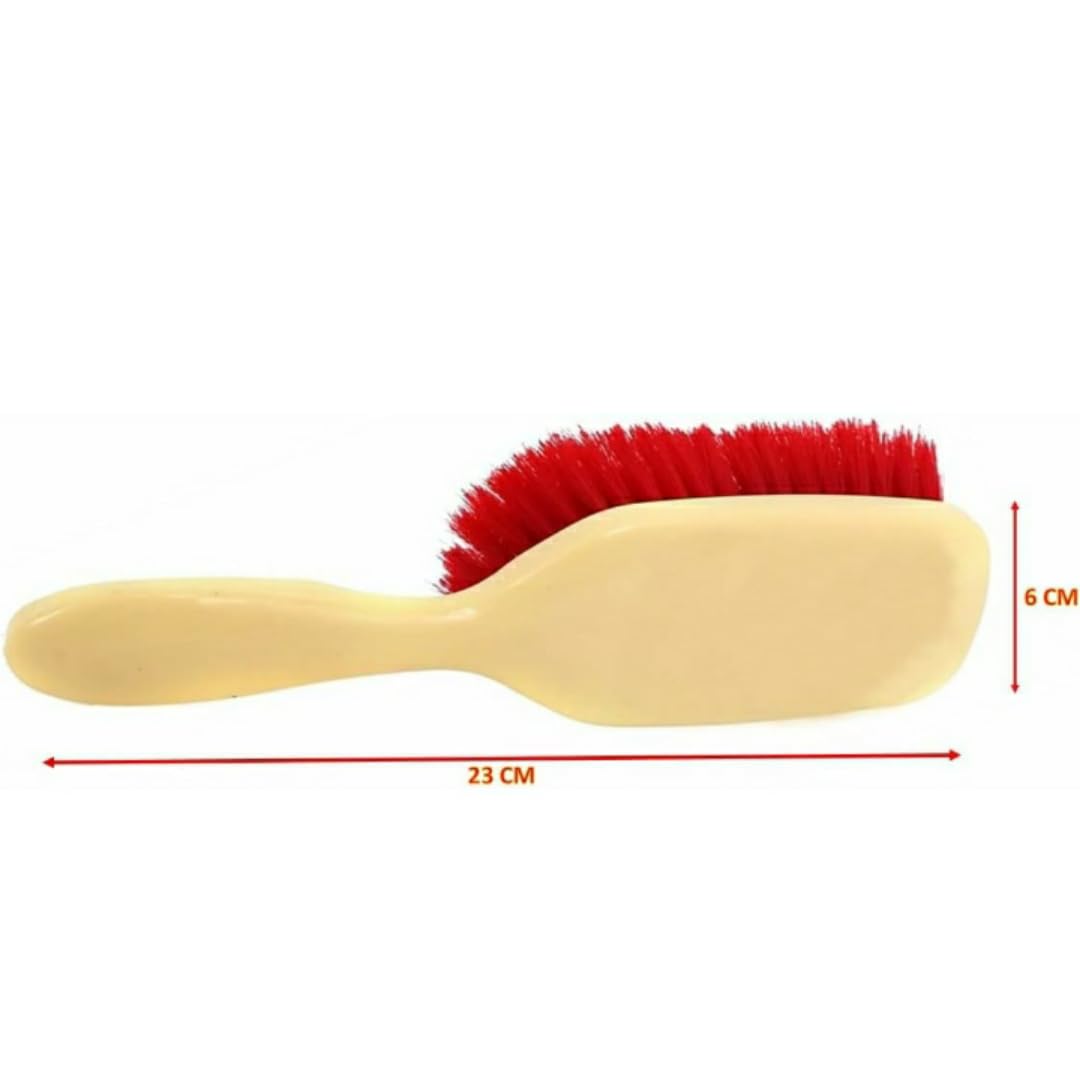 Professional Salon & Barber Hair Brush with Soft Bristles - Neck Duster & Powder Cleaning Brush for Haircuts - Multi-Purpose Dusting Brush for Carpet, Bed Sheets & Clothes (1-Piece Set) - Perfect for Home Salon, Barber Shops & Household Cleaning