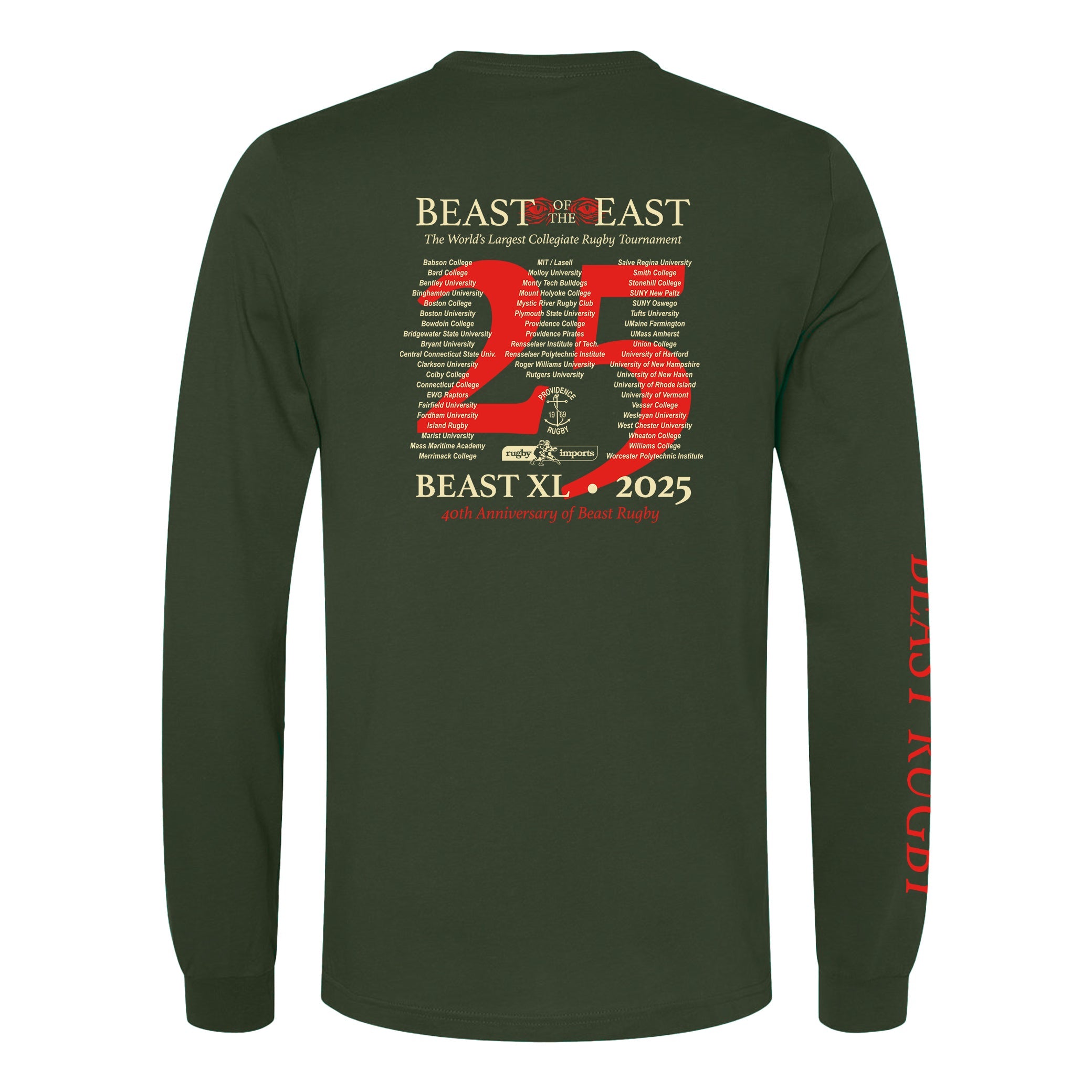 BOE '25 Dos Beast Long Sleeve T-Shirt for Men - Trendy Graphic Tee with Cool Print - Perfect for Streetwear, Casual Outfits & Gym Wear