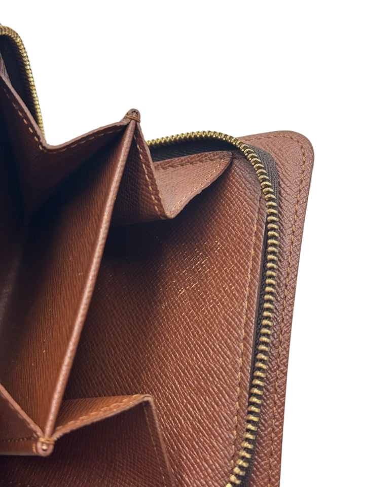 Louis Vuitton Zippy Monogram Compact Wallet for Women - Genuine Leather Zip Around Coin Purse & Credit Card Holder | Perfect for Everyday Use, Travel & Gift Giving