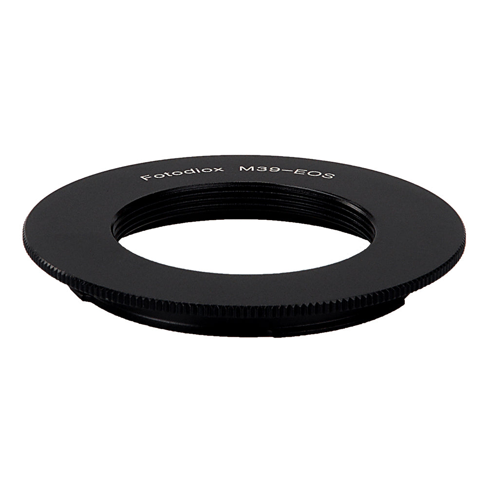 Fotodiox M39 to Canon EOS Lens Mount Adapter - Compatible with Russian M39 Thread (25.4 TPI) to Canon EF/EF-S SLR Cameras - v10 Focus Confirmation Chip - Perfect for Vintage Lens Photography & Film Making