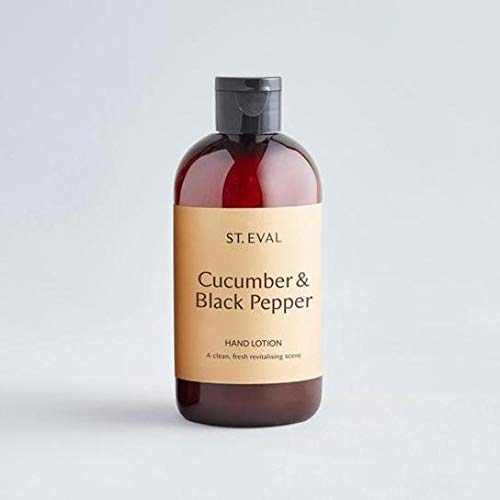 St Eval Cucumber & Black Pepper Hand Lotion - Hydrating & Refreshing Moisturizer for Dry Skin - Perfect for Office, Travel & Daily Hand Care