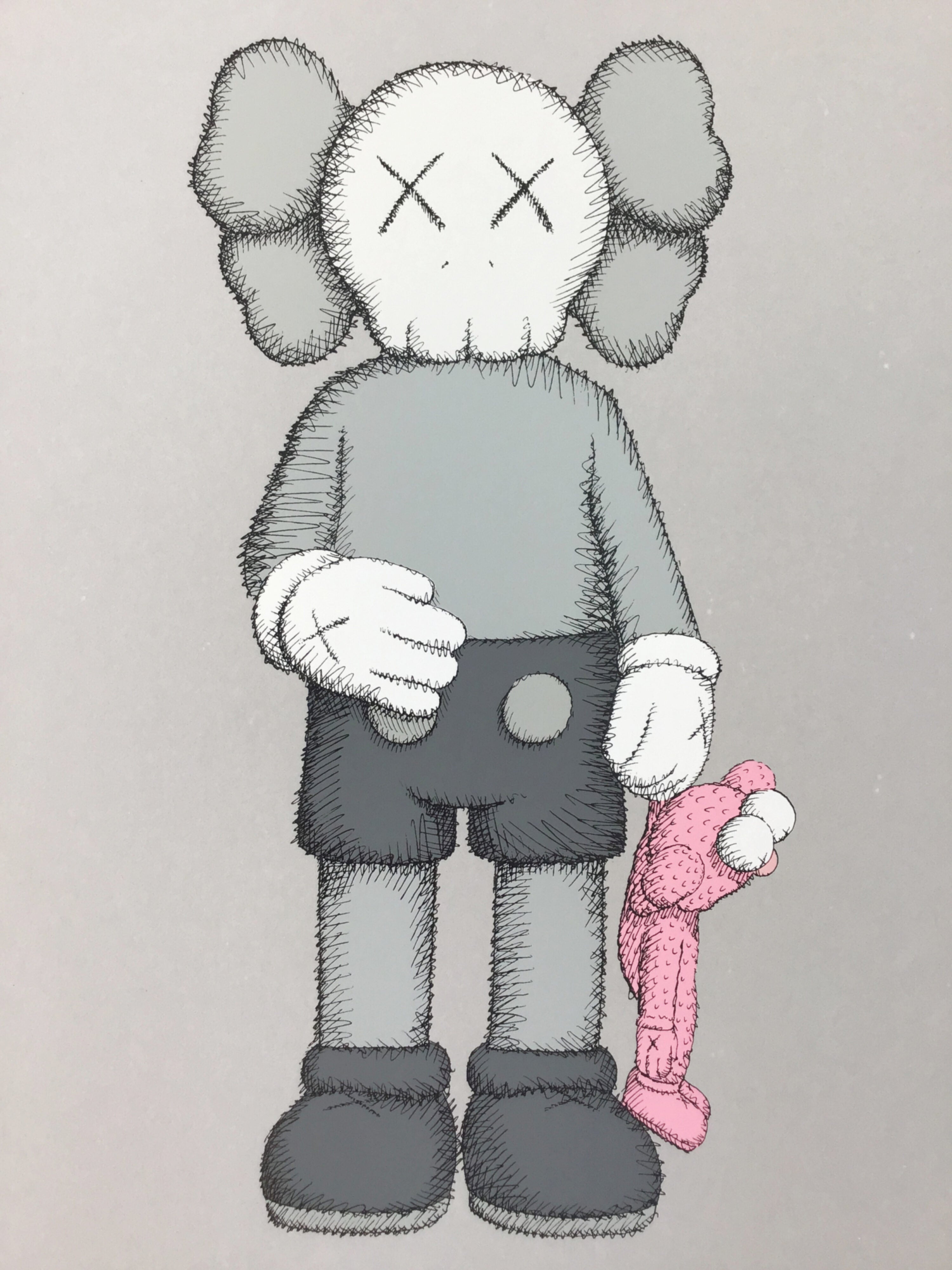 Original KAWS Share Figure Collectible - Limited Edition Art Toy for Home & Office Decor, Perfect Gift for Fans & Collectors | Display on Shelves, Desks & Showcases