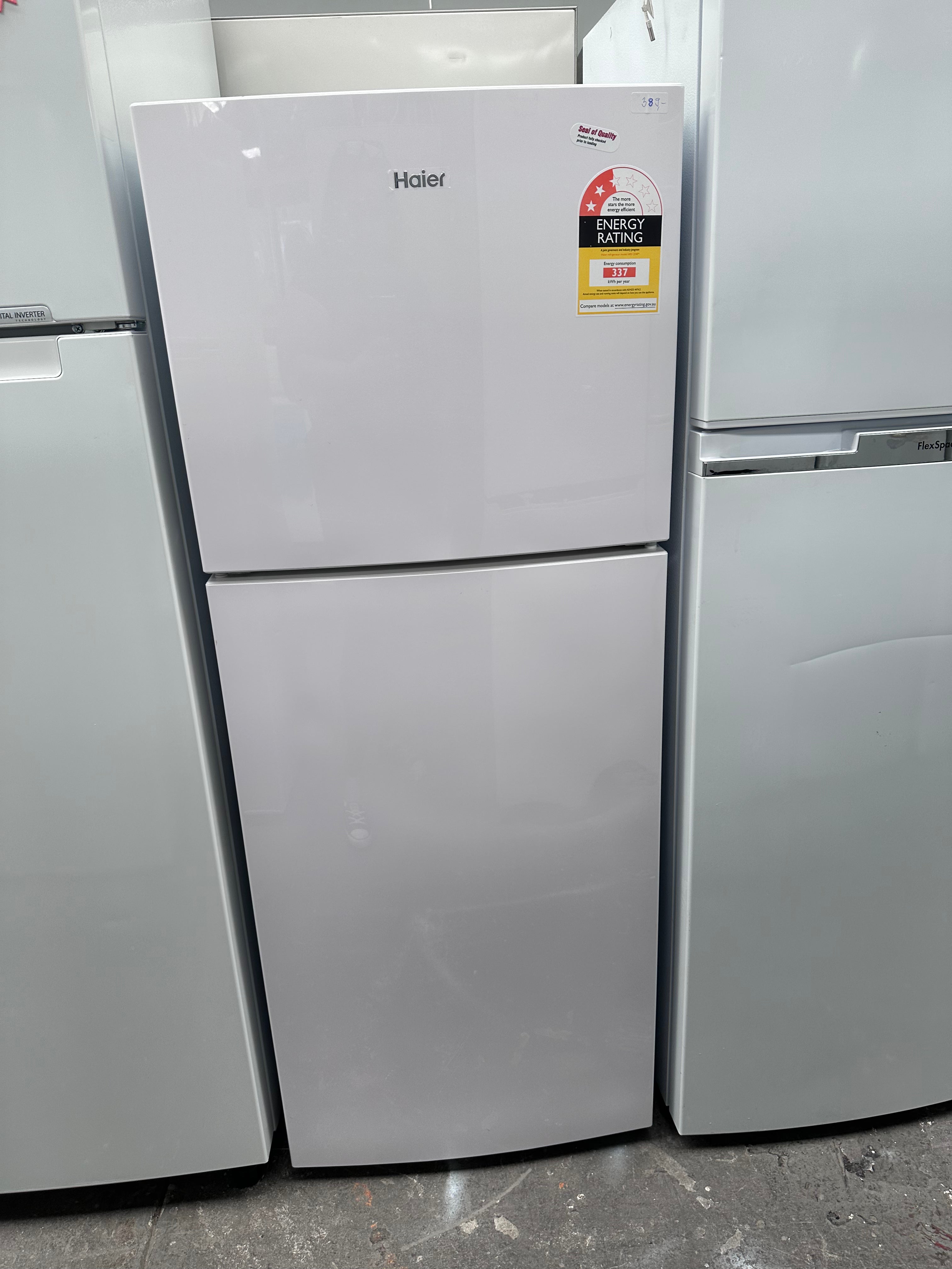 Haier 224L Top Mount Refrigerator - Energy Efficient, Quiet Operation [Certified Refurbished] for Home, Office, or Dorm Use