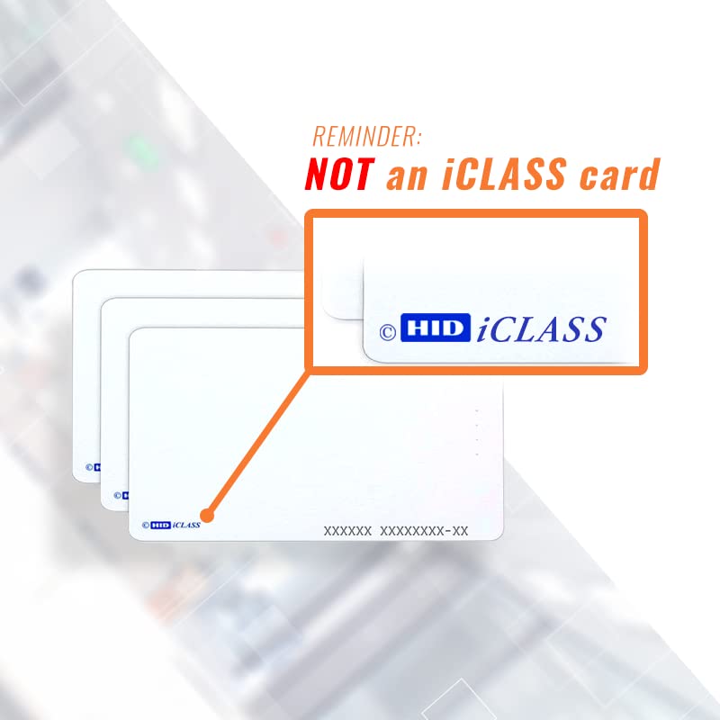 50 Pack Custom Programmed CardAccess Prox Cards - 26 Bit H10301 Format HID 1386 ISOProx II Compatible - Ideal for Office Security, Building Access & Time Attendance Systems