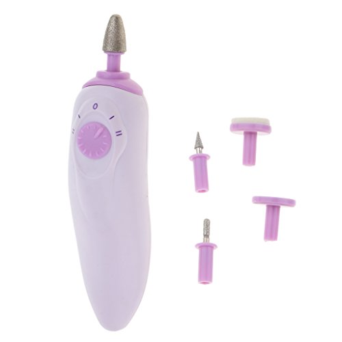 Electric Nail Drill Kit - 5 Bit Heads Acrylic Nail File Set for Manicure & Pedicure | Professional Nail Art Grinding & Polishing Tools | Perfect for Home Salon & Nail Care