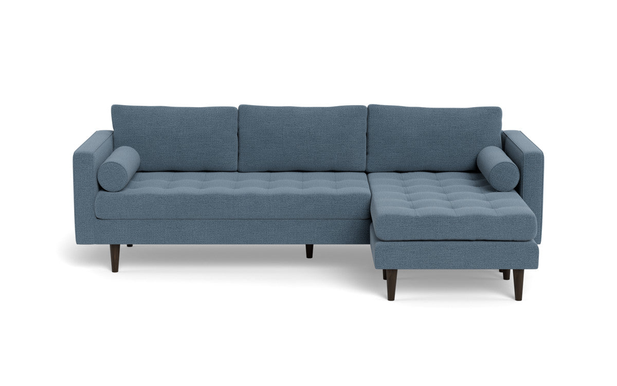 Reversible Sofa Chaise Lounge - Ladybird 104 Convertible Sectional Couch for Living Room, Bedroom & Small Spaces | Modern Comfortable Seating for Relaxing & Lounging