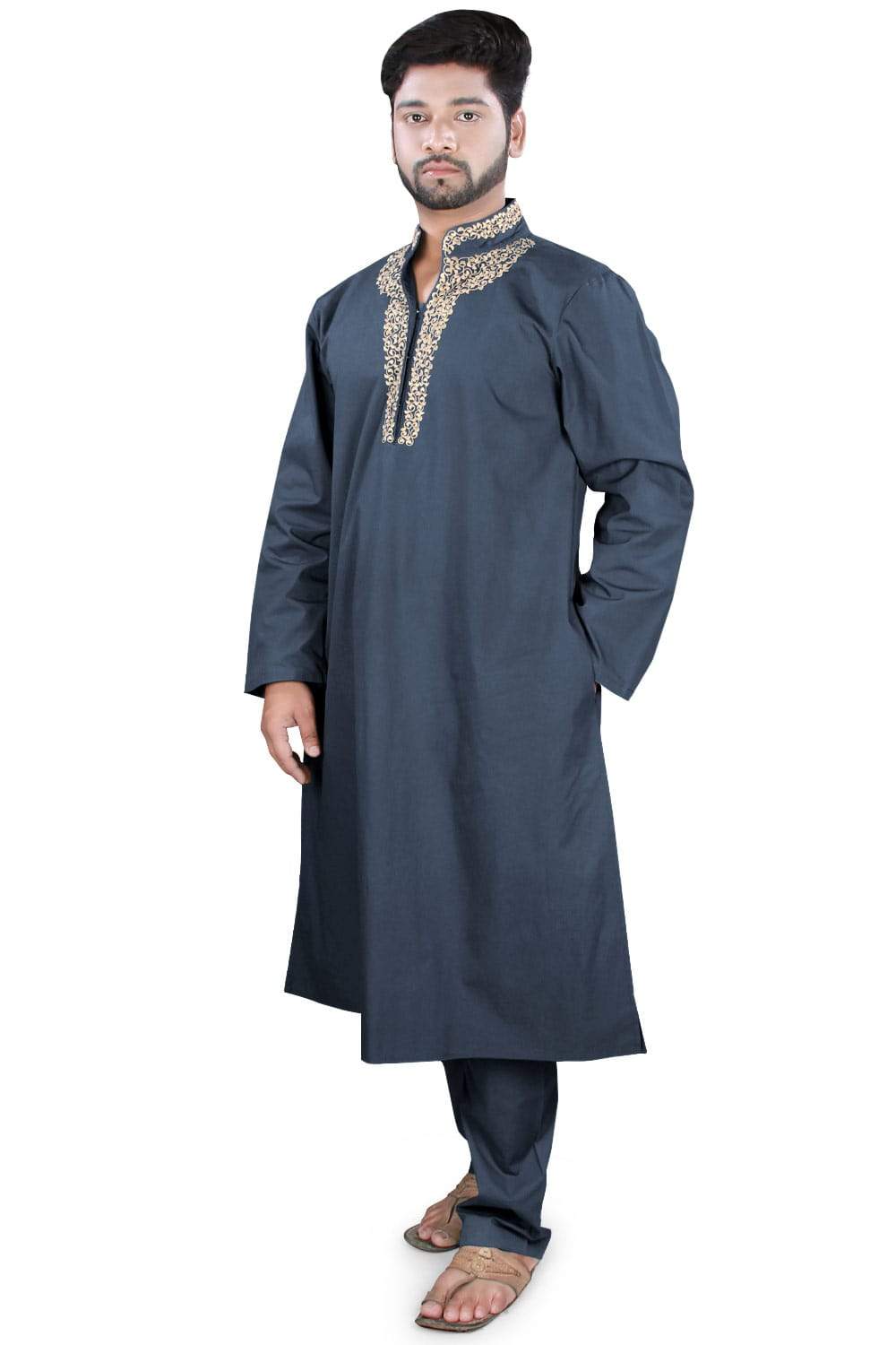 Stylish Aashif Kurta Pajama Set for Men - Comfortable Cotton Ethnic Wear - Perfect for Festivals, Weddings & Cultural Events
