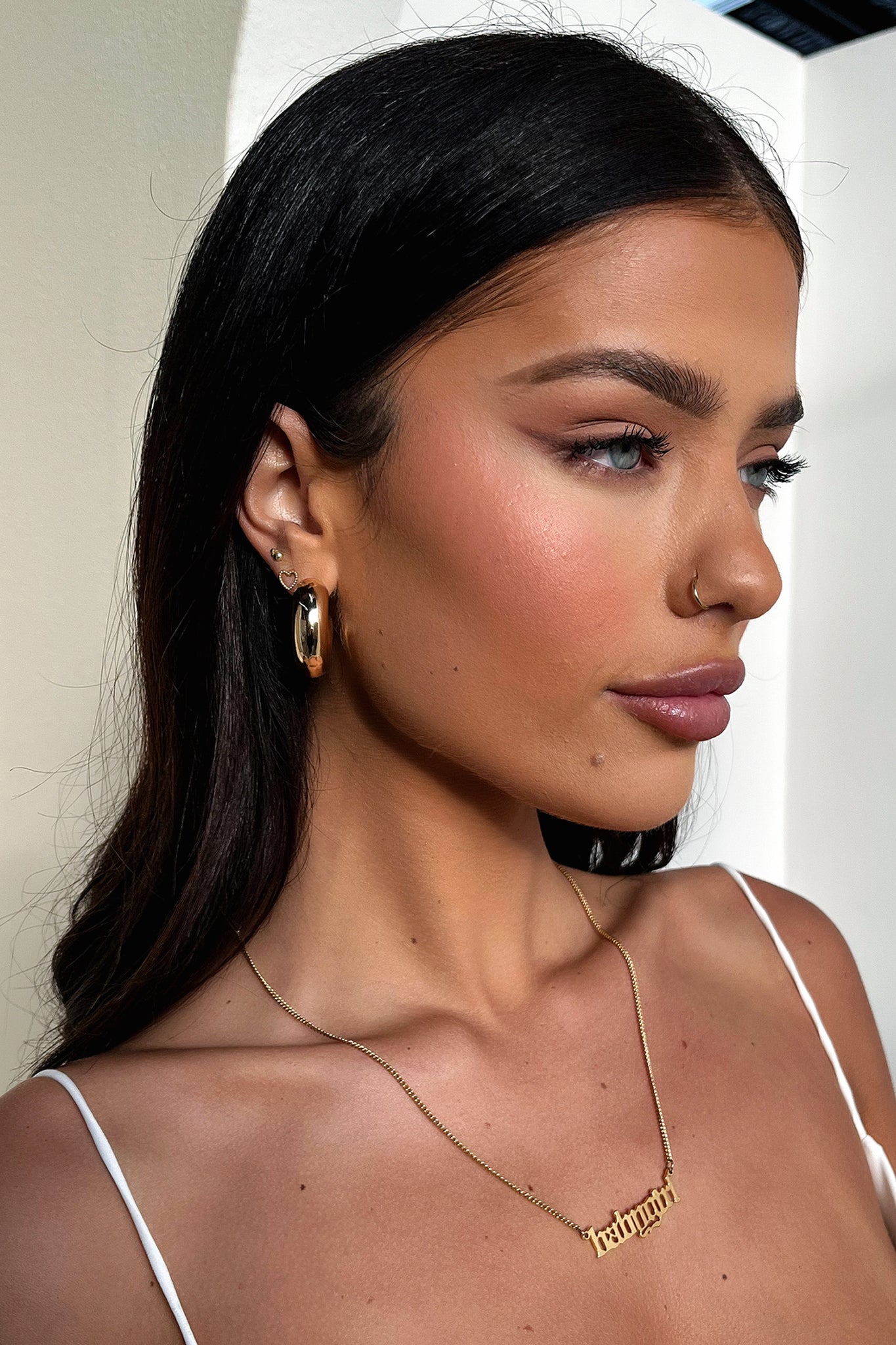 Madi Hoops Gold Earrings for Women - 14K Gold Plated Hoop Earrings, Hypoallergenic & Lightweight, Perfect for Everyday Wear, Parties & Gifts