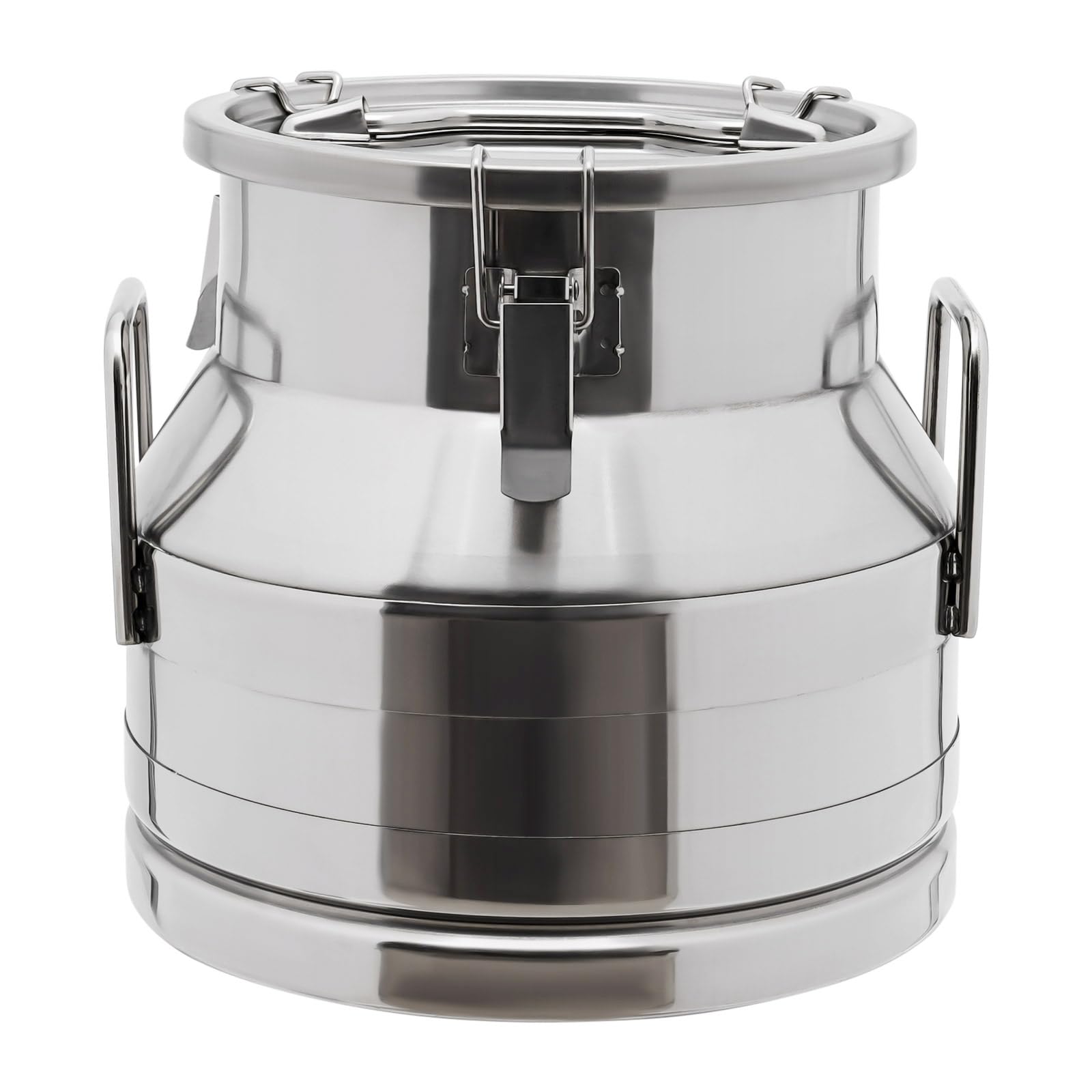 3.1 Gallon Stainless Steel Milk Can with Faucet - Food Grade Milk Jug, Wine Bucket, Liquid Storage Container for Dairy, Beverage & Oil - Perfect for Farm, Brewing, Restaurant & Home Use
