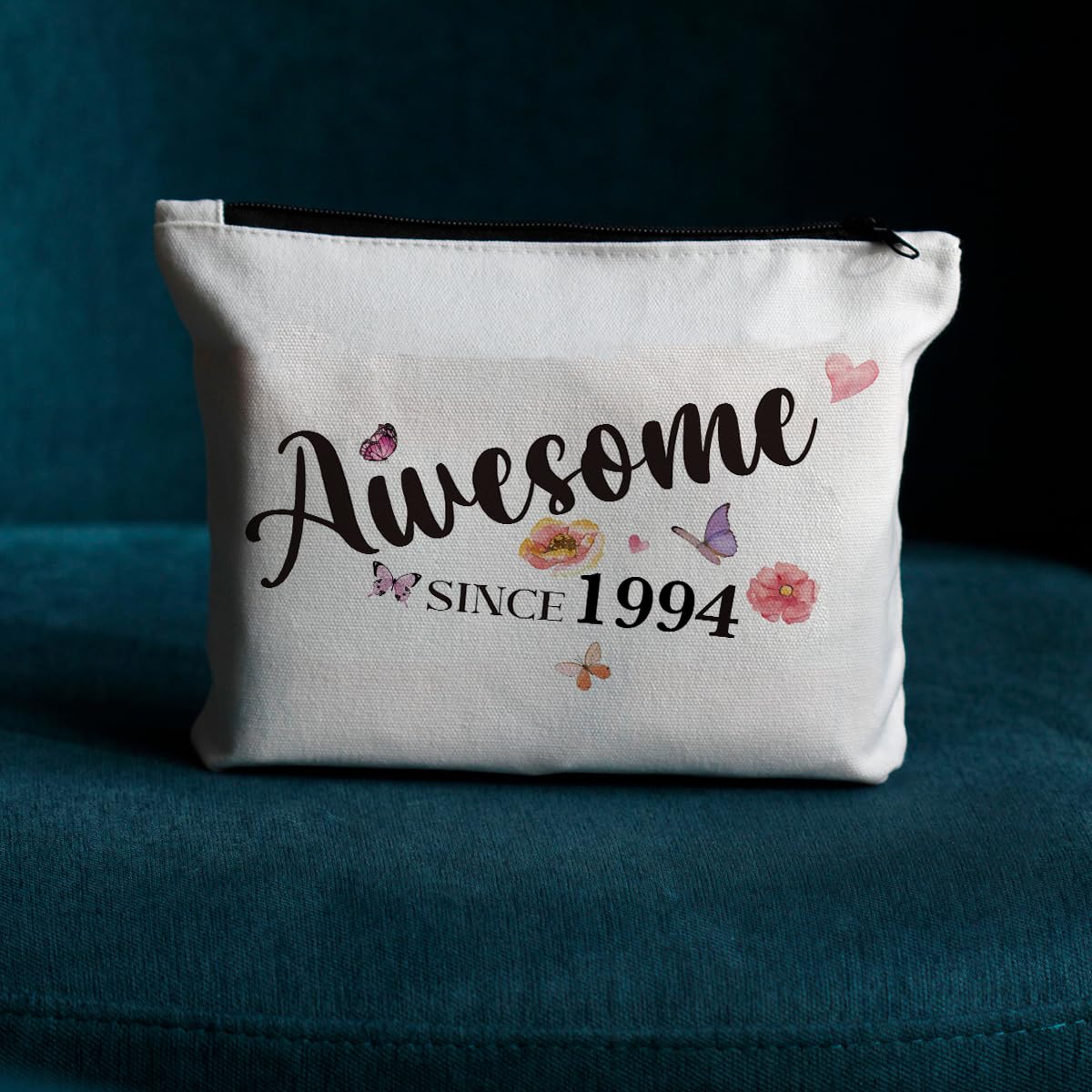 30th Birthday Gifts for Women - Best 30 Year Old Birthday Present Ideas for Wife, Sister, Friends, Coworker, Aunt & Boss | Awesome Since 1994 Makeup Bag | Perfect for Birthday Parties, Office Celebrations & Special Occasions