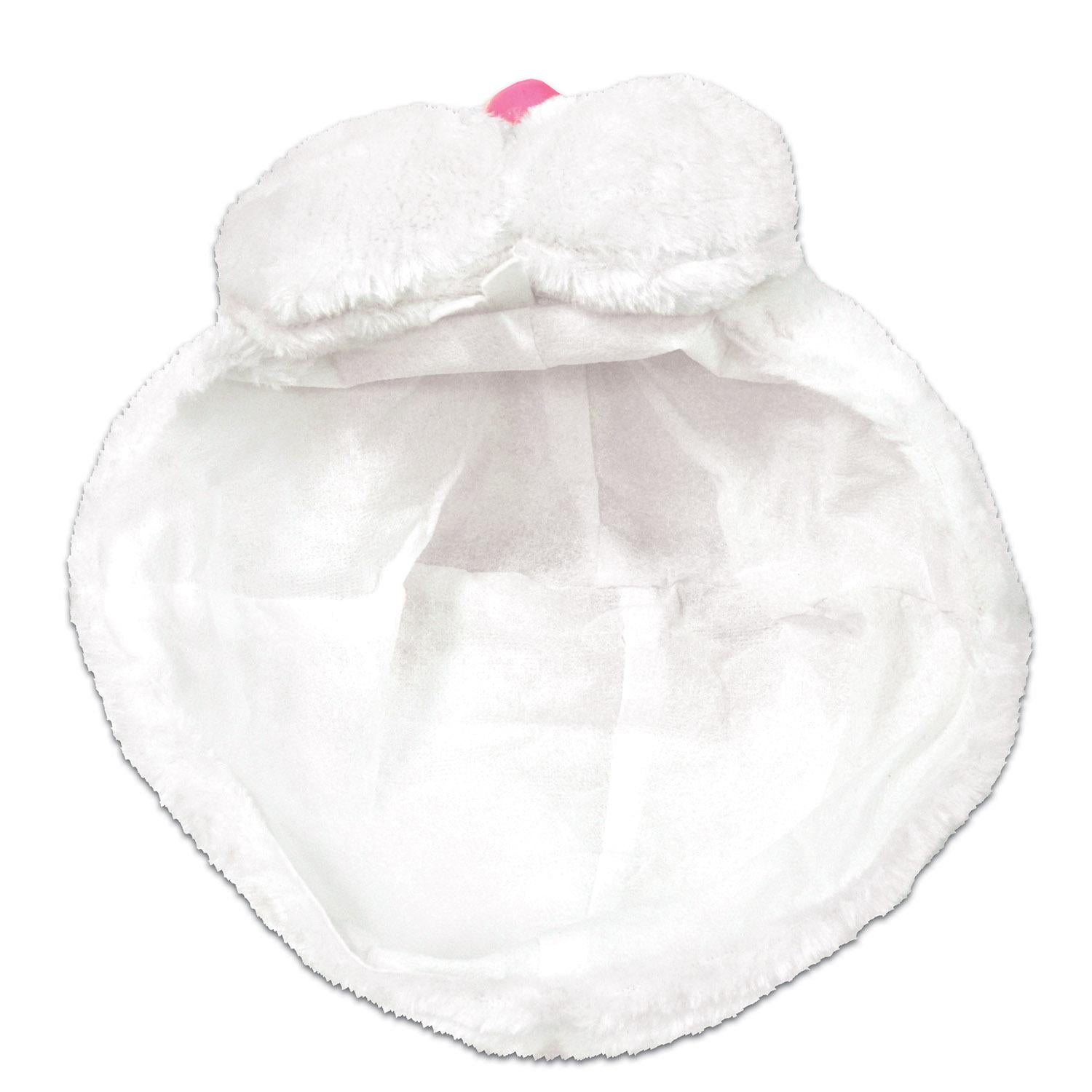 12 Pack Beistle Easter Plush Bunny Head Hats - Soft & Cute Easter Bunny Ears for Kids & Adults - Perfect for Easter Party, Egg Hunt & Spring Celebrations