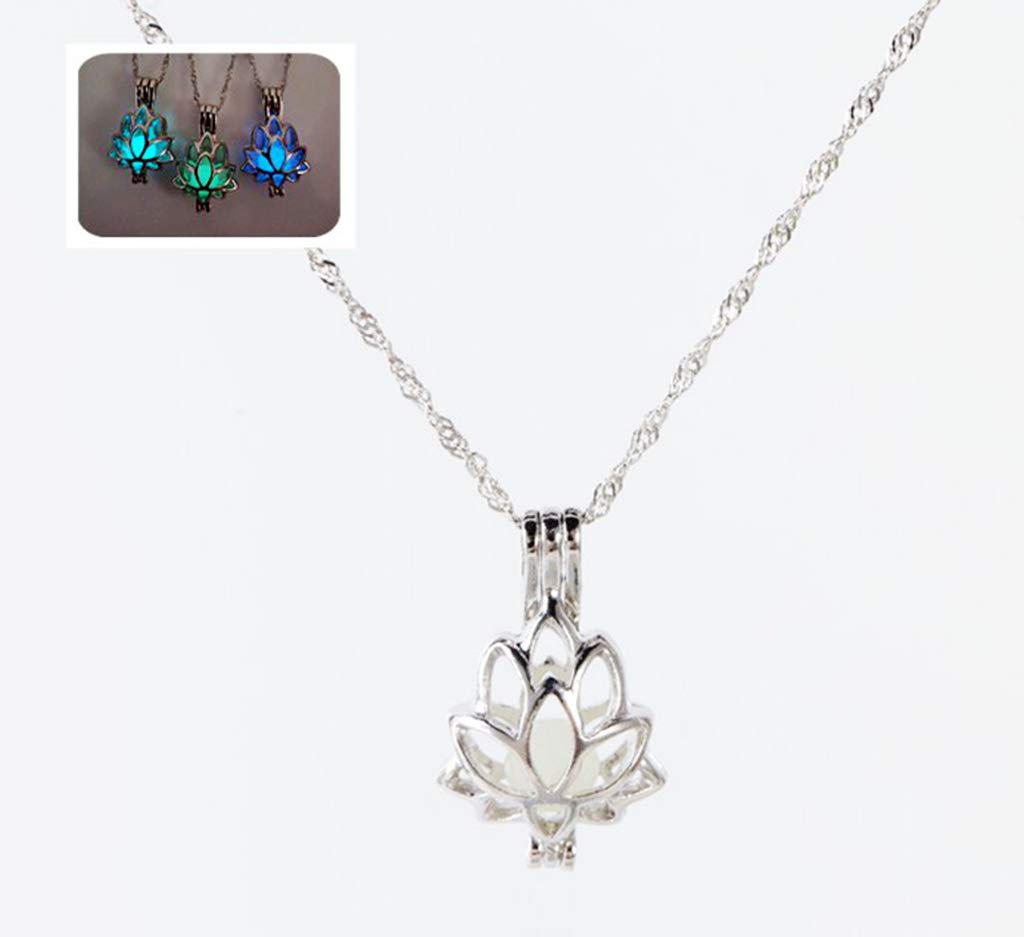 Glow in The Dark Necklaces for Women - 3 Colors LED Light Up Jewelry Chains for Nighttime & Party Wear - Perfect for Raves, Concerts, and Evening Events
