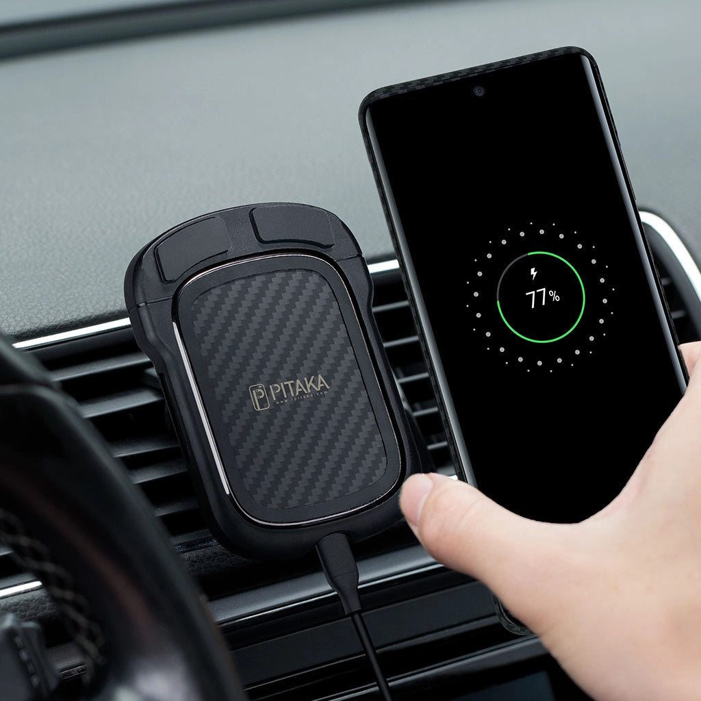 MagEZ Mount Qi - Wireless Charging Car Mount for iPhone & Android - Perfect for Hands-Free Driving & Commuting