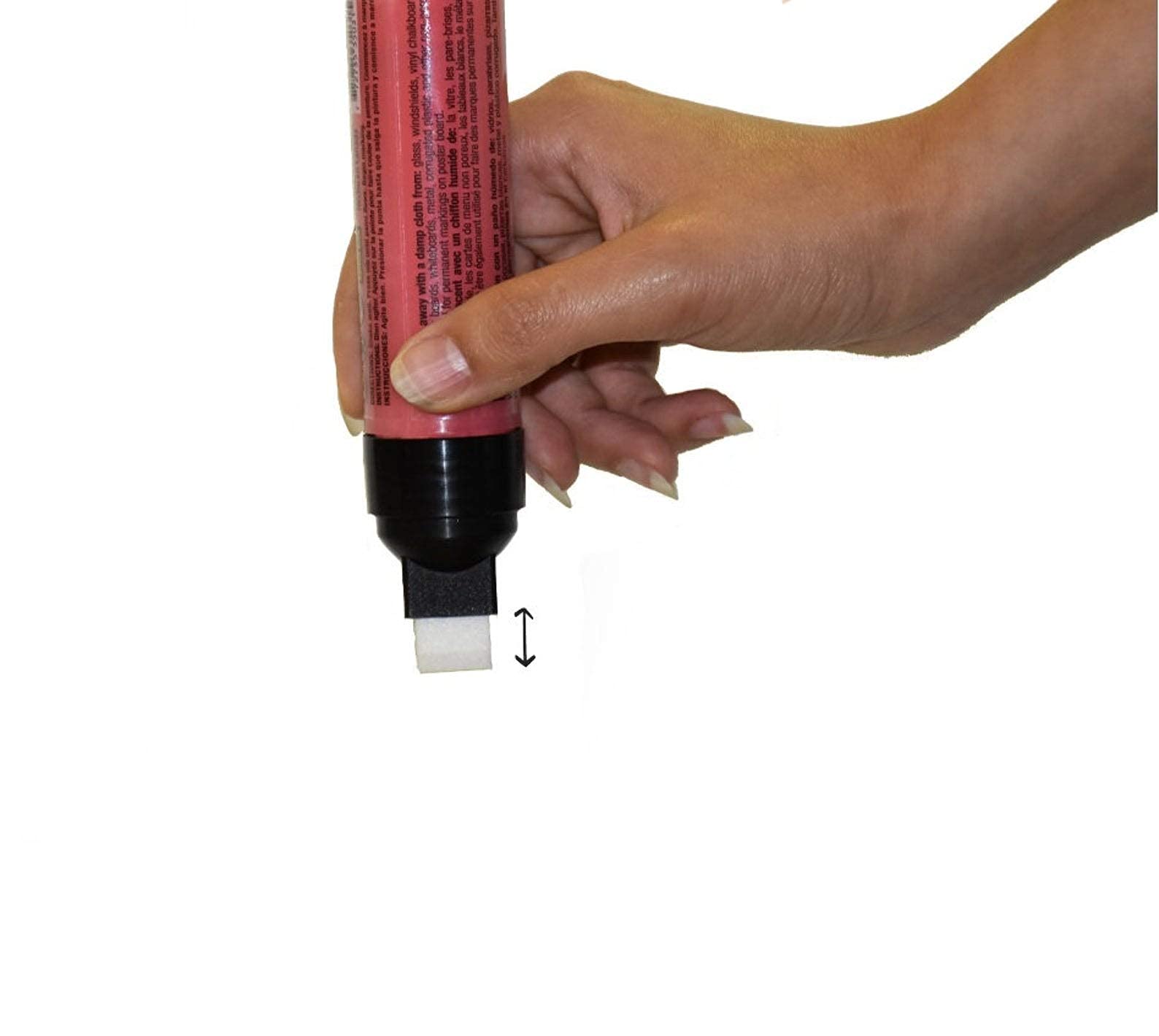 Carmel Liquid Chalk Marker - Green Wide Tip Chalk Pen for Whiteboards, Glass, Windows & Non-Porous Surfaces - Perfect for Restaurants, Classrooms & Retail Signage