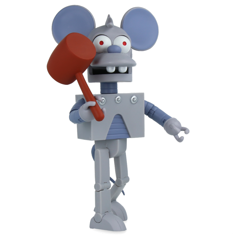 The Simpsons Robot Itchy Action Figure - Collectible Toy for Fans, Display & Play | Perfect for Home Decor, Gifts & Simpson Memorabilia Collections