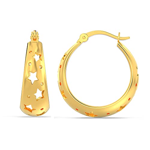 Yellow-Gold Star Cut-20MM