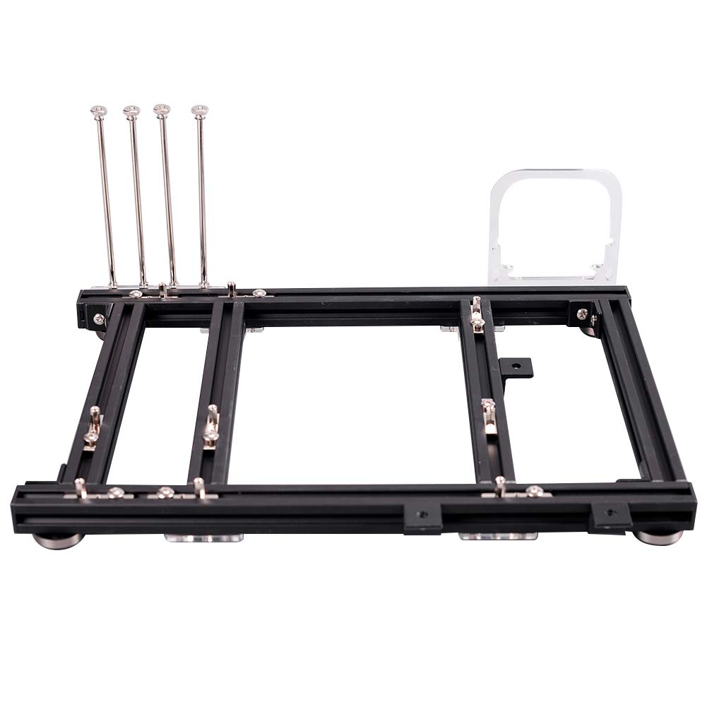 Leapiture Open Frame ATX Computer Case - Stackable Aluminum Alloy DIY PC Building Kit for Gaming & Overclocking | Perfect for Custom PC Builds, Home Office & Esports Setups