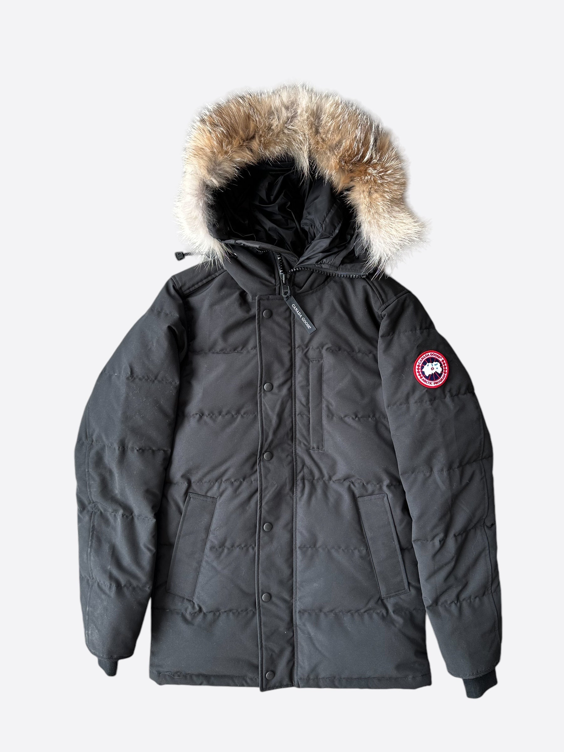 Canada Goose Carson Men's Black Winter Jacket - Waterproof, Windproof & Insulated for Extreme Cold Weather - Perfect for Outdoor Activities, Skiing & Snowboarding
