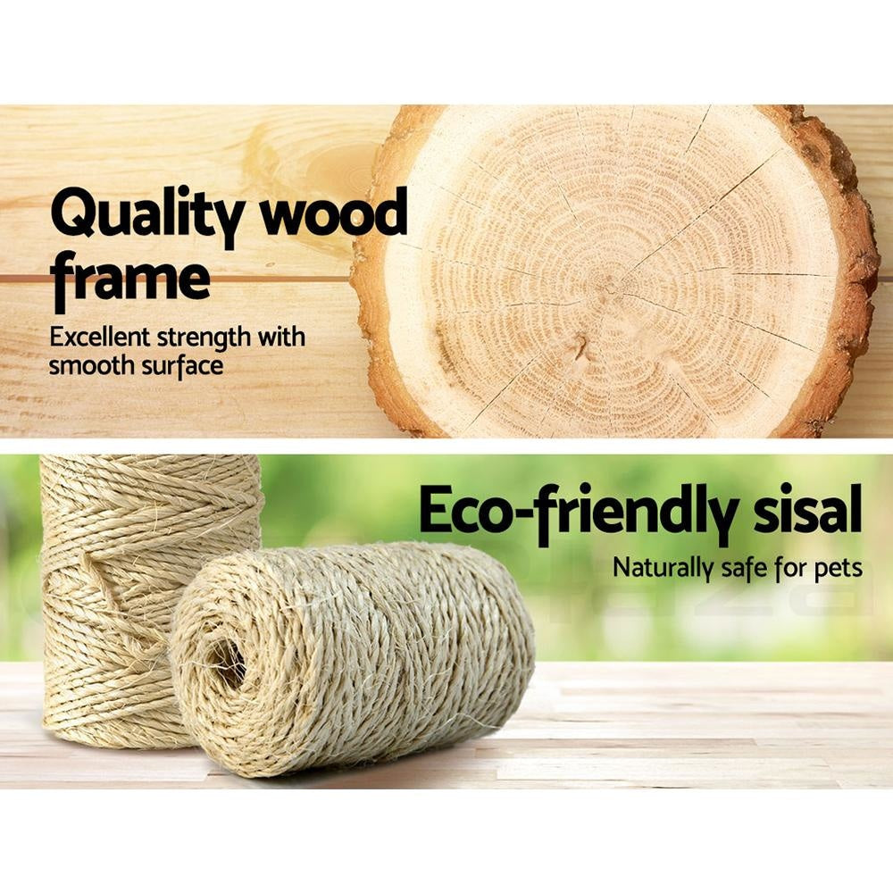Premium Cat Tree with Scratching Posts, Condo & Perches - Multi-Level Wooden Cat Tower for Indoor Cats - Perfect for Play, Climbing & Lounging in Home or Office