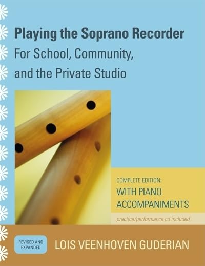 Soprano Recorder for Beginners - Professional Wooden Recorder Instrument for School, Community & Private Studio | Perfect for Music Education, Practice & Performances