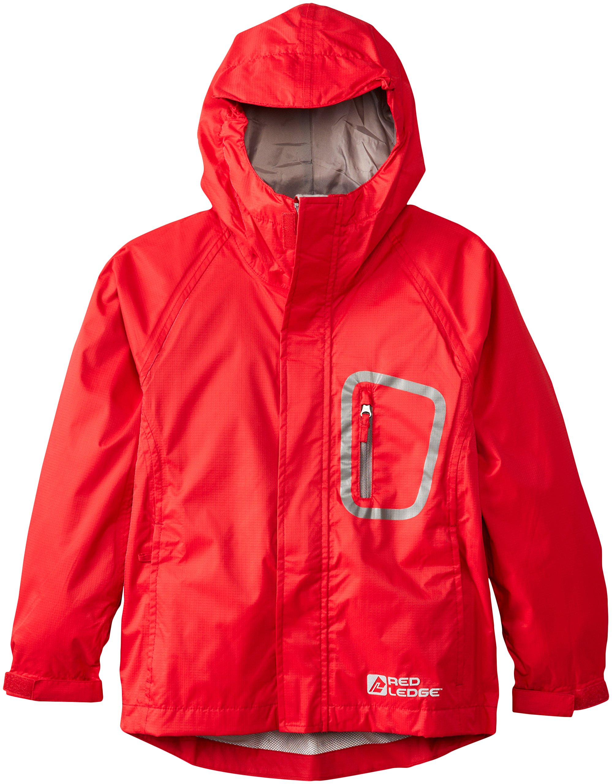 Red Ledge Youth Jakuta Jacket - Waterproof & Lightweight Kids Rain Jacket for Outdoor Adventures, Hiking, and School - Boys & Girls Windbreaker with Hood