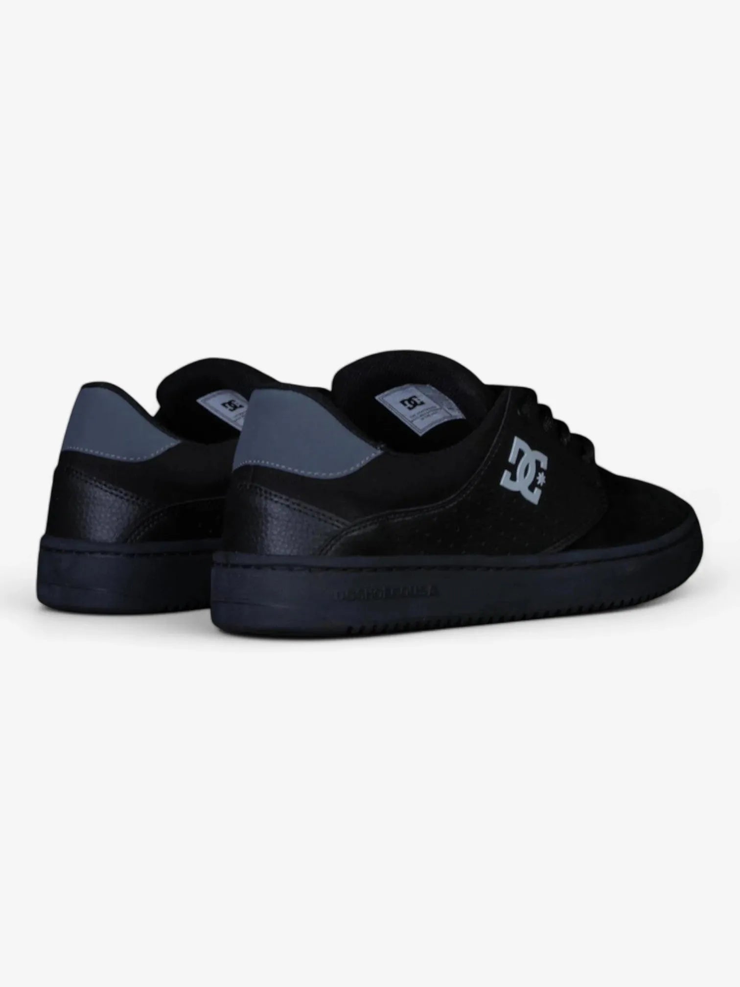 DC Plaza TC SS Skate Shoes for Men - Black & Grey Sneakers for Streetwear & Casual Wear | Perfect for Skating, Walking & Everyday Comfort