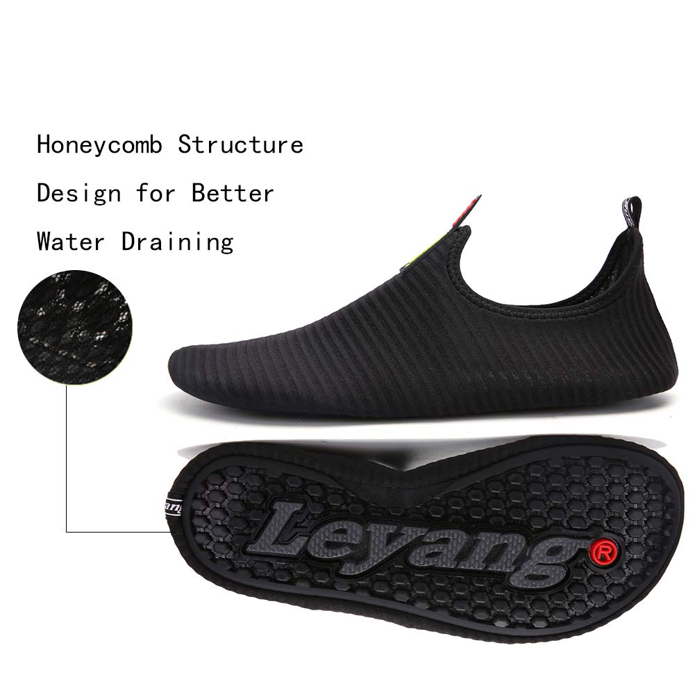 **Men's Women's Kids Quick-Dry Water Shoes - Barefoot Aqua Socks for Swimming, Beach, Yoga, Surfing & Aerobics - Lightweight & Comfortable for Outdoor Water Sports**