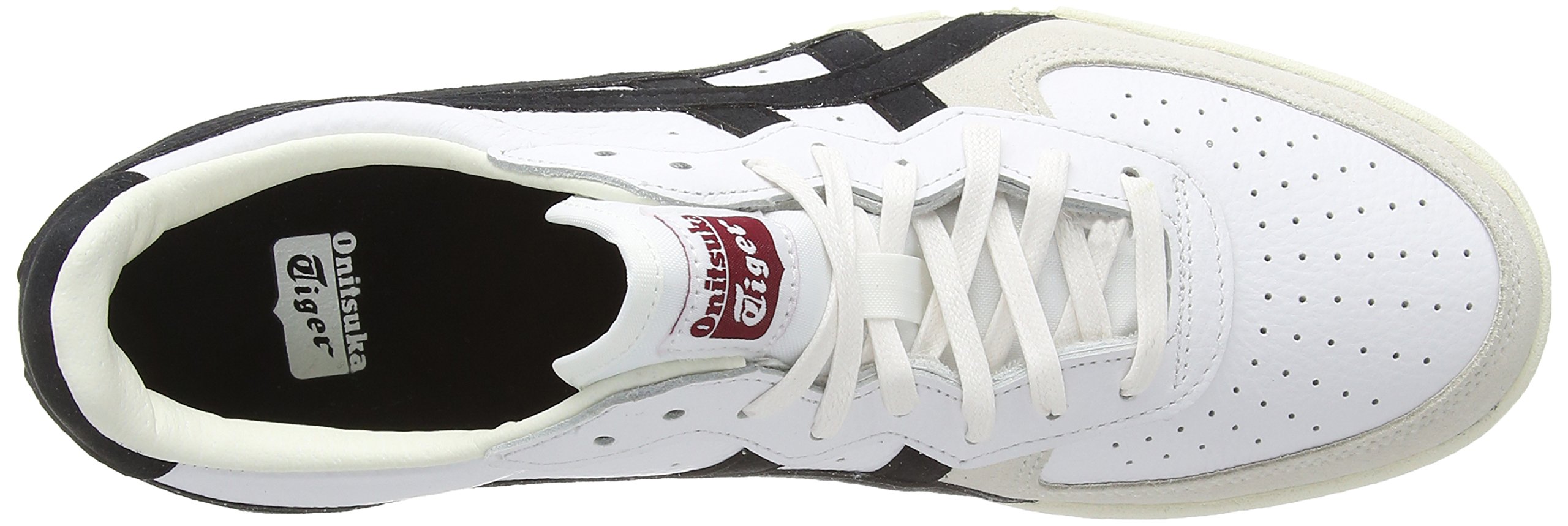 Onitsuka Tiger Men's Mexico 66 Low-Top Sneakers - White/Black (0190) - Size 6 UK - Classic Casual Shoes for Everyday Wear & Street Style Fashion