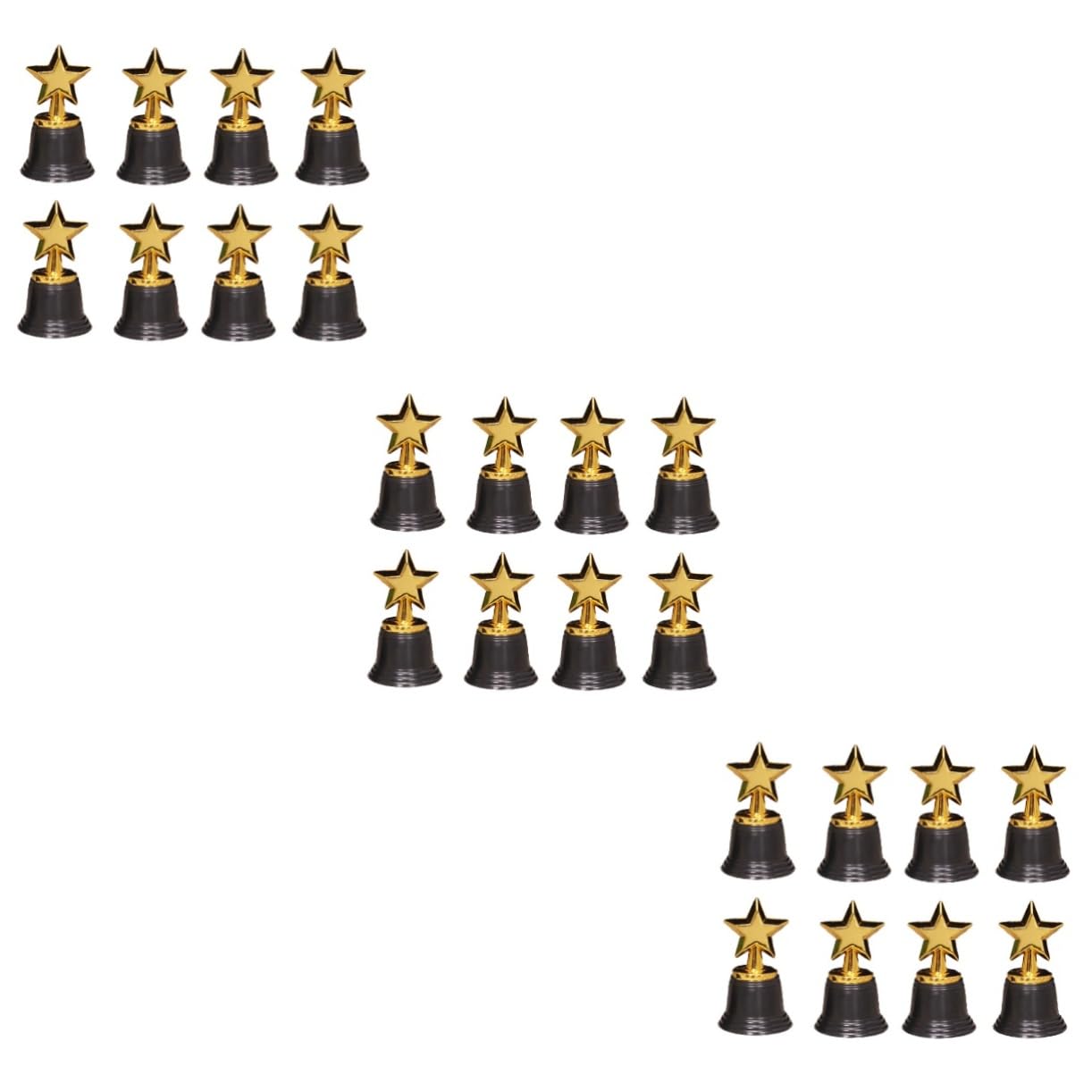 BCOATH 24-Piece Mini Sports Trophy Toy Set for Kids - Simulation Trophies for School Awards, Children's Play & Sports Recognition - Perfect for Classroom Rewards, Birthday Parties & Sports Day Events