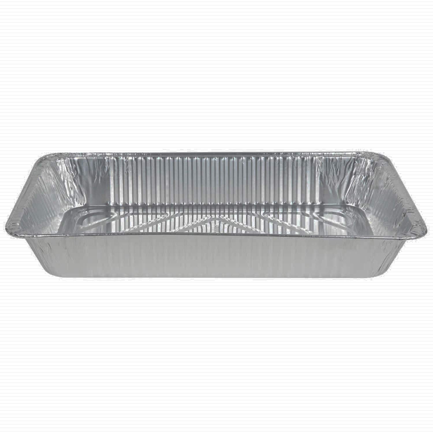 Tiger Chef Aluminum Foil Pans - 100 Pack 18x26 Inch Disposable Freezer to Oven Safe Containers for Baking, Cooking, Meal Prep, Food Storage & Freezing - Perfect for Restaurants, Catering & Home Use
