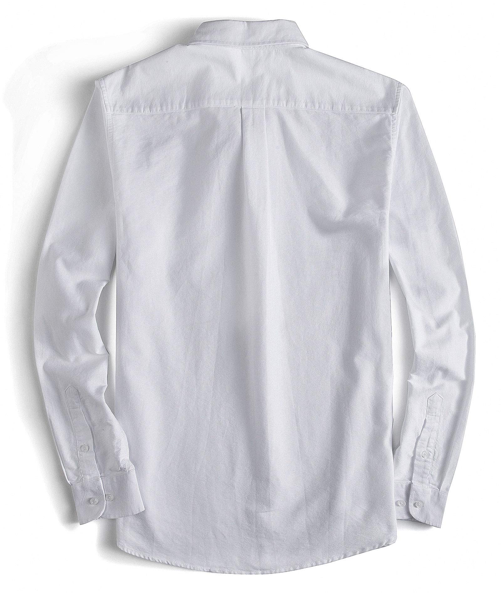 Premium Cotton Men's Oxford Dress Shirt - Classic Regular Fit Long Sleeve Button Down Shirt for Business, Office & Formal Occasions