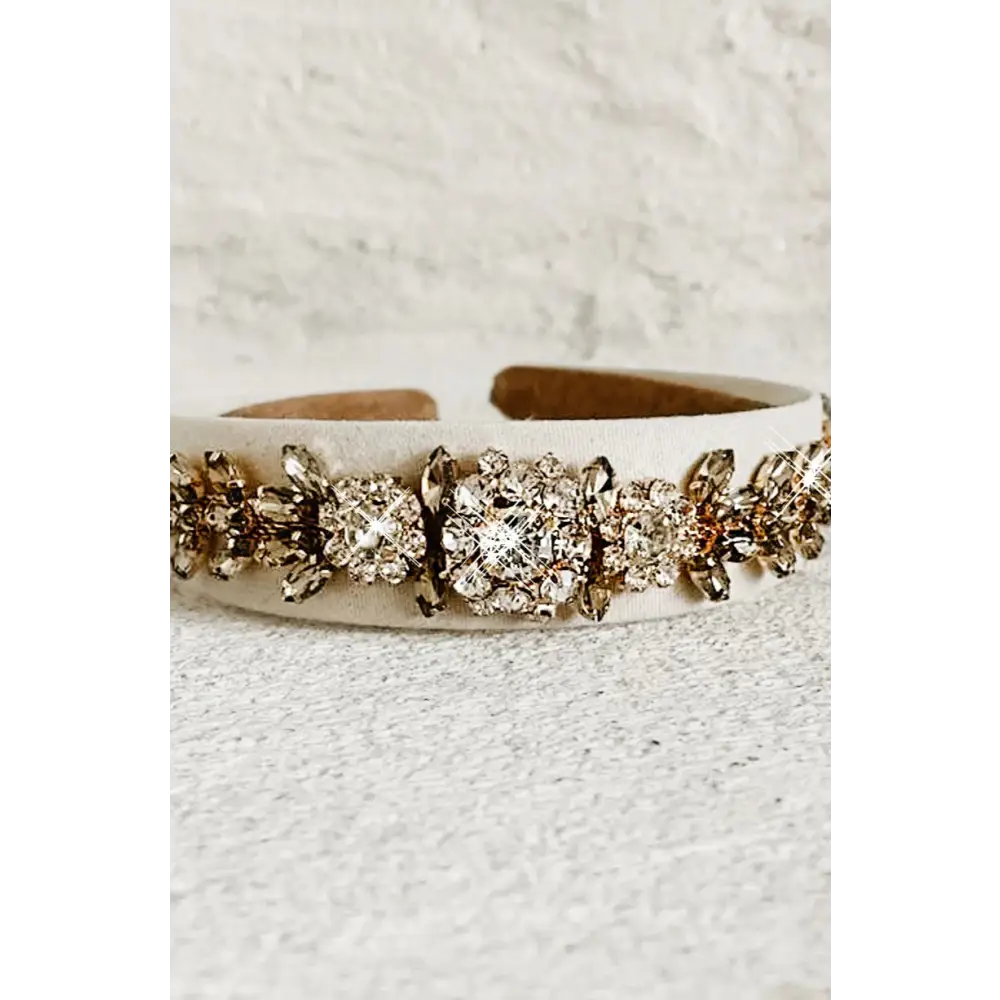 Camila Rhinestone Headband for Women - Sparkling Crystal Hair Accessory HB002 - Perfect for Weddings, Parties & Special Occasions