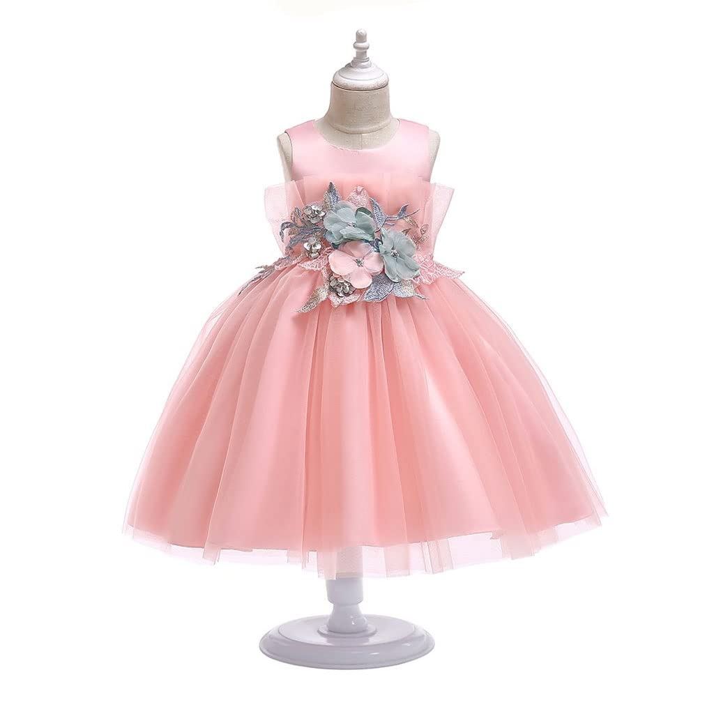 Elegant Princess Ball Gown Lace Flower Girl Dresses for Wedding, Party & Pageant - Perfect for Bridal Showers, First Communion & Special Occasions
