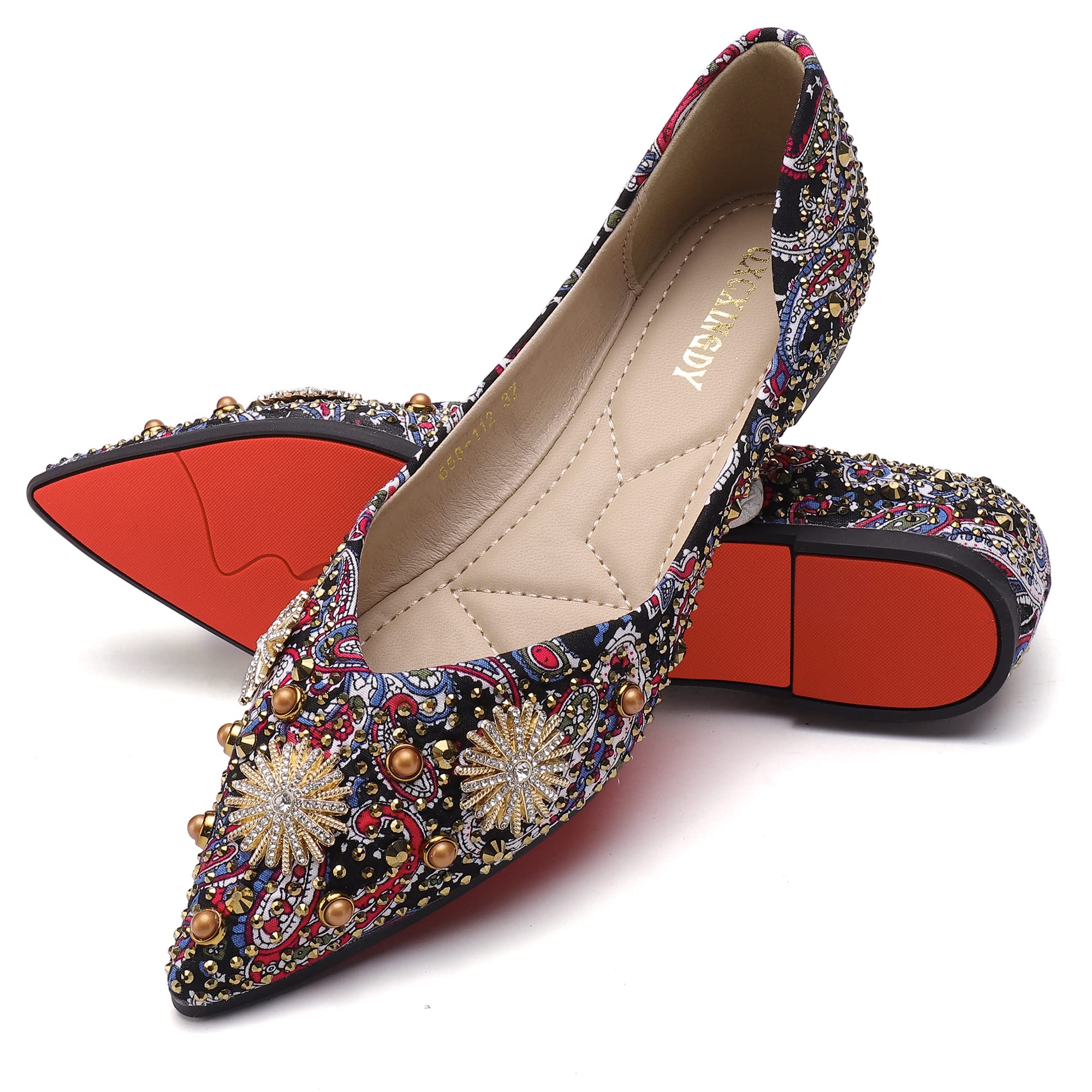 Elegant Women's Pointed Toe Slip-On Flats - Comfortable Dress Shoes for Wedding, Work, Office & Casual Wear | Stylish Ballet Flats for Party, Business Meetings, Date Nights & Travel | Perfect Gift for Professional Women, Bridesmaids & Fashion Lovers | Great for Daily Commute, Cocktail Events & Business Trips | Ideal for Office Professionals, Bridal Parties & Fashionable Outfits