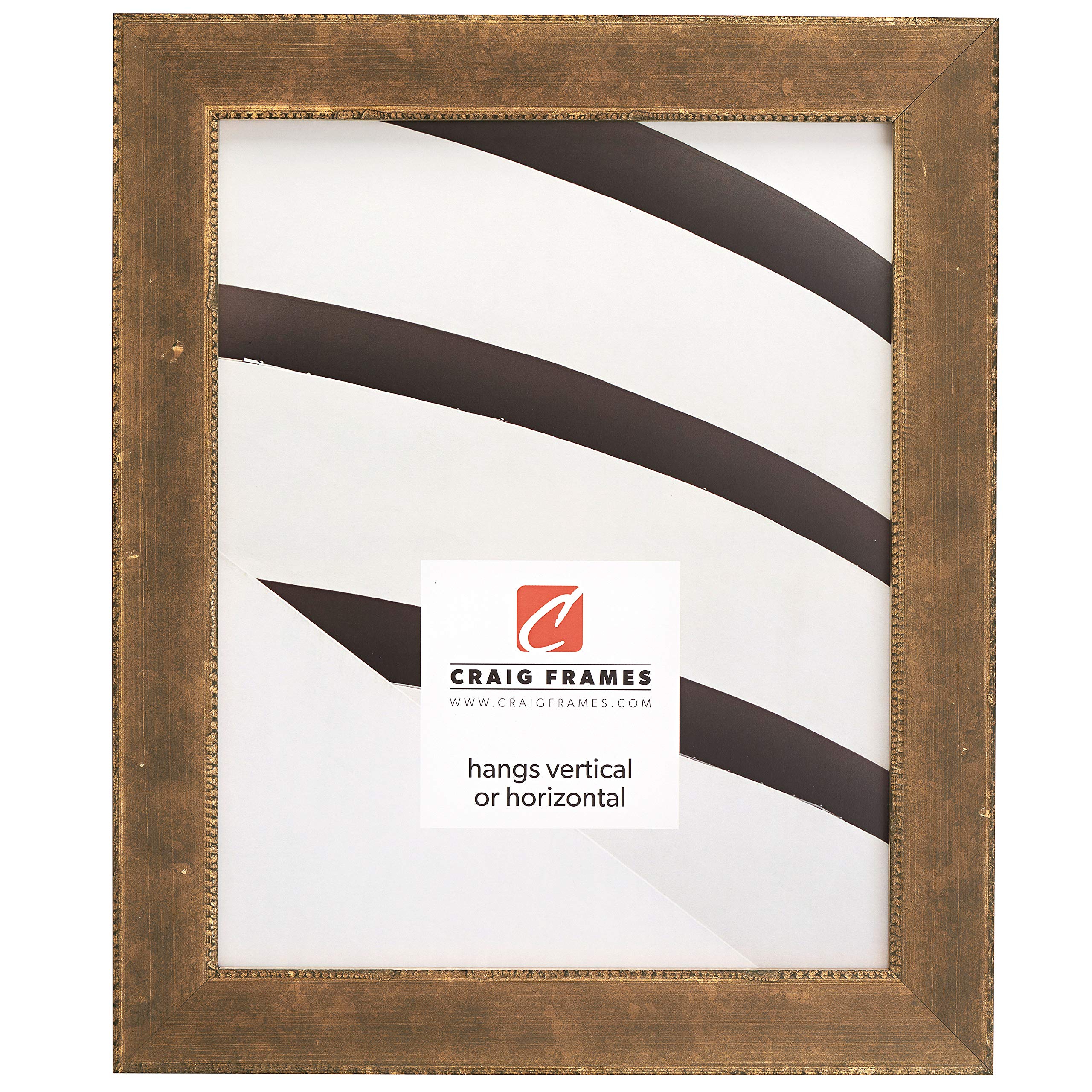 Craig Frames Patina 125 Picture Frame - 20 x 24 Inch Distressed Copper & Black Finish - Perfect for Wall Art, Family Photos & Home Decor