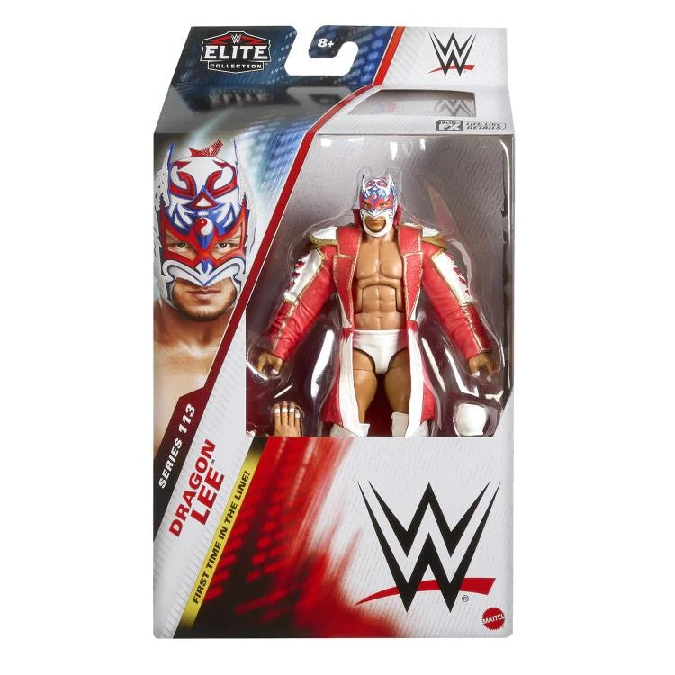 WWE Elite Collection Series 113 Dragon Lee Action Figure - Authentic Wrestling Toy for Collectors & Kids, Perfect for Play Battles & Display