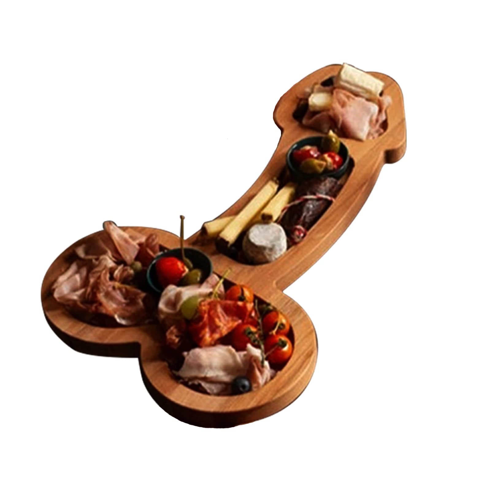 Wooden Charcuterie Board with Storage Trays - Perfect for Cheese, Snacks, Sausages & Cakes - Elegant Housewarming, Wedding & Party Gift for Couples, Men & Women - Great for Entertaining, Dinner Parties & Bachelor Celebrations