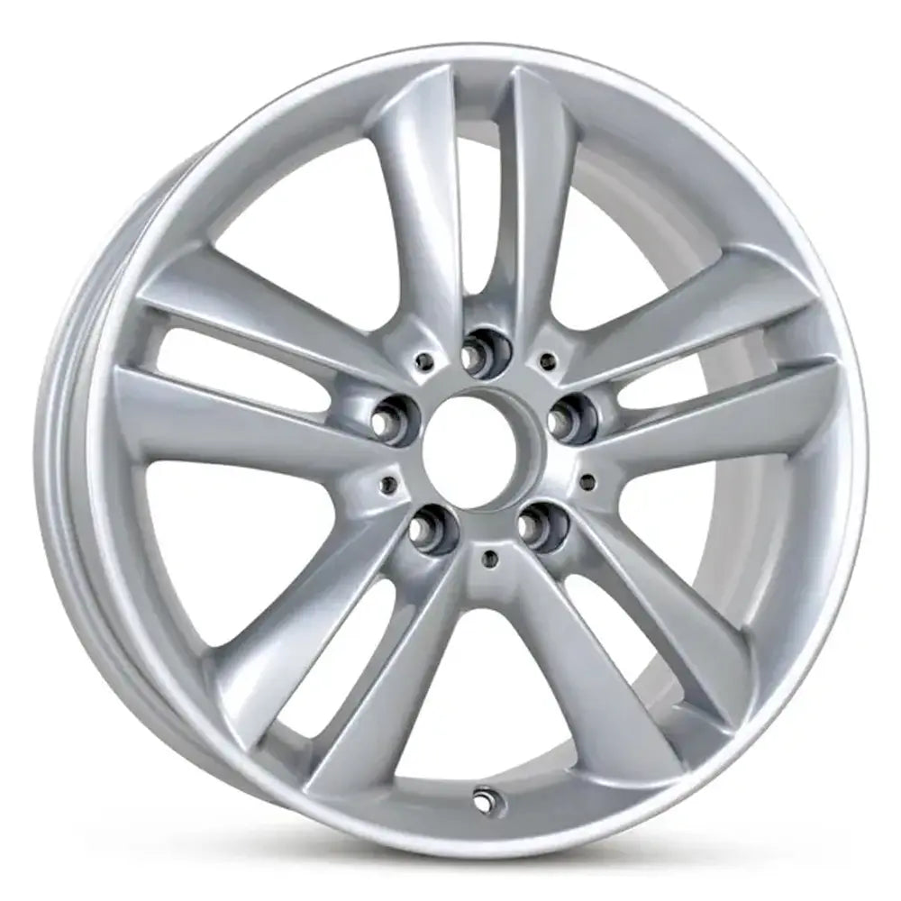 17 Inch Mercedes CLK350 Wheel Replacement - Silver Replica Rim 65388 - Perfect for Car Upgrades & Luxury Vehicle Customization