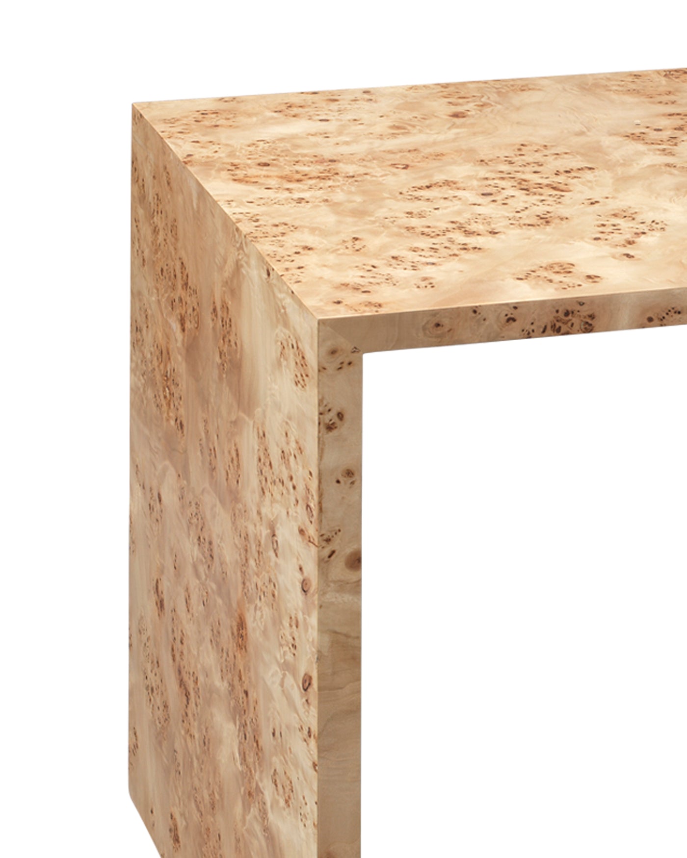 Natural Wood Bedford Nesting Tables Set of 2 - Modern Side End Tables for Living Room, Bedroom, or Office - Space Saving Furniture for Small Spaces