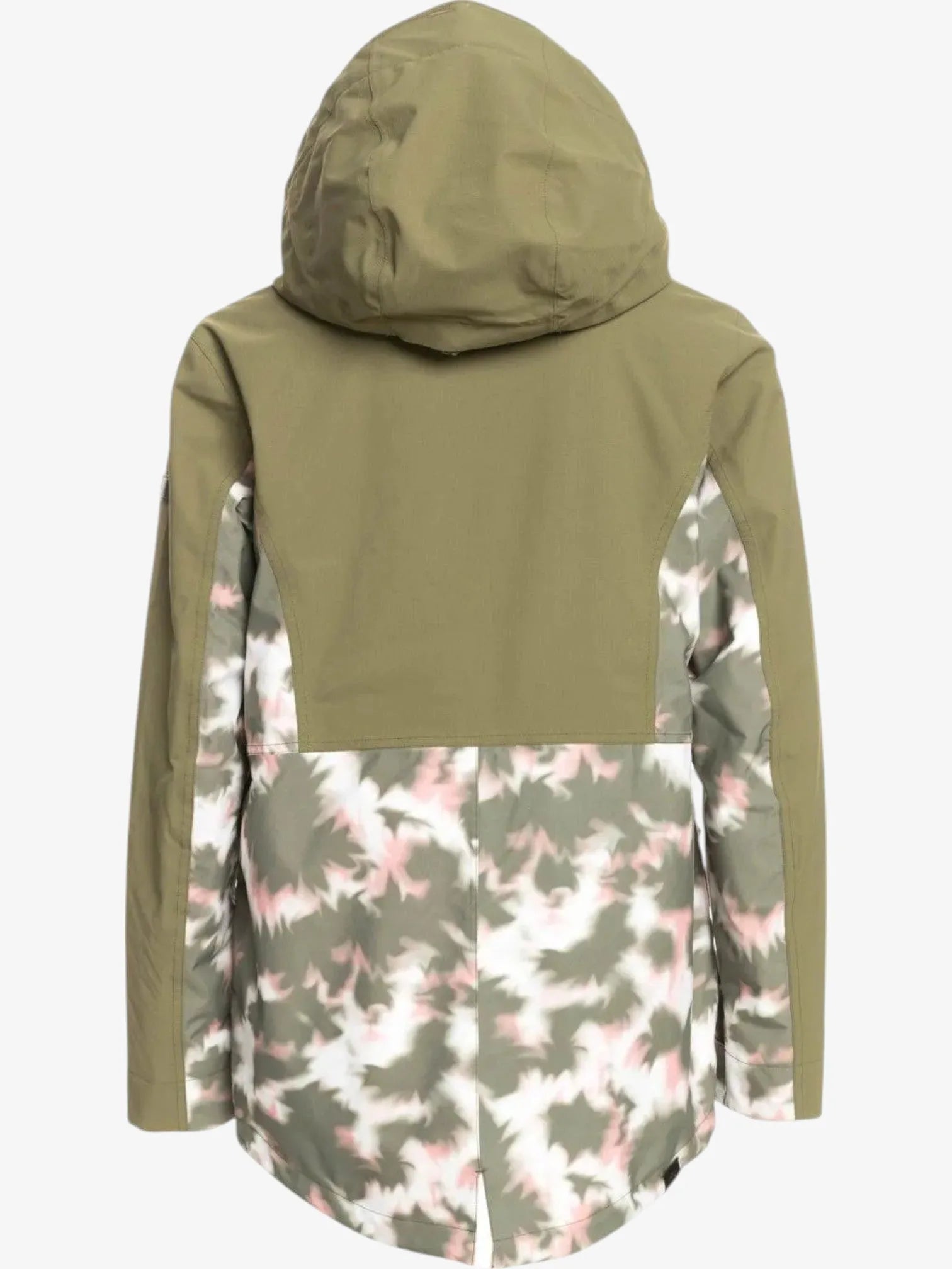 Roxy Snow Stated Verde Batik Women's Winter Jacket - Waterproof & Insulated Snowboard Coat for Skiing & Outdoor Adventures