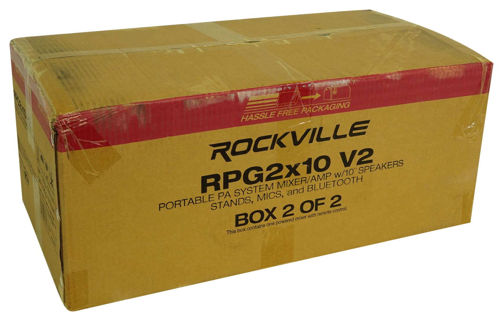 Rockville RPG2X10 Bluetooth PA System with Mixer, 10
