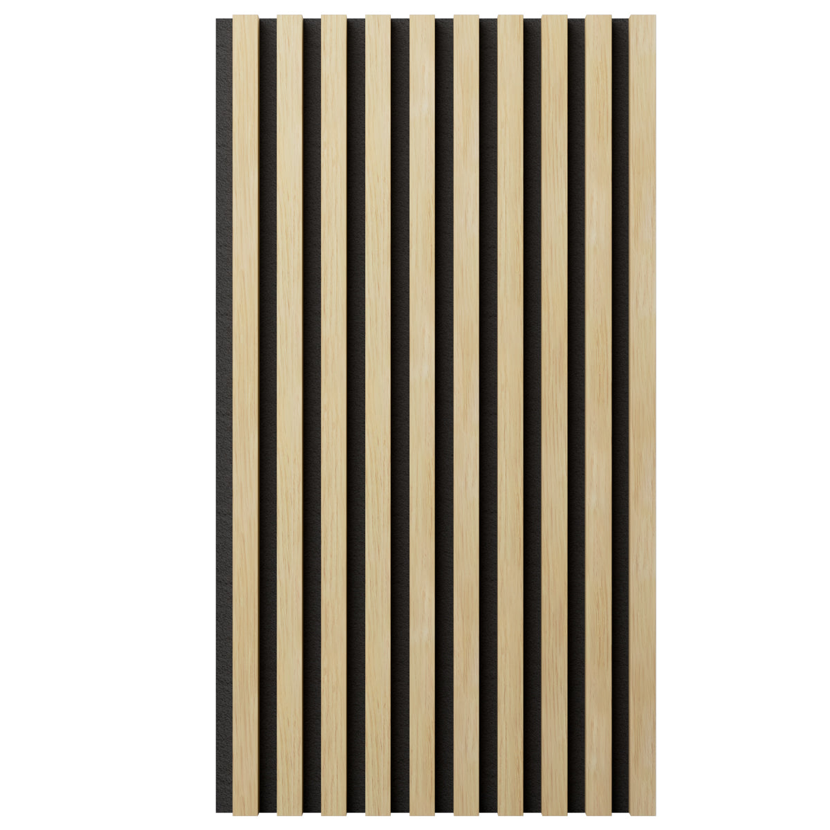 Acoustic Slat Wood Wall Panel - Natural Wood Soundproofing Panels for Home & Office - Traditional Slat Design for Modern & Rustic Interiors - Perfect for Living Rooms, Bedrooms, and Conference Rooms