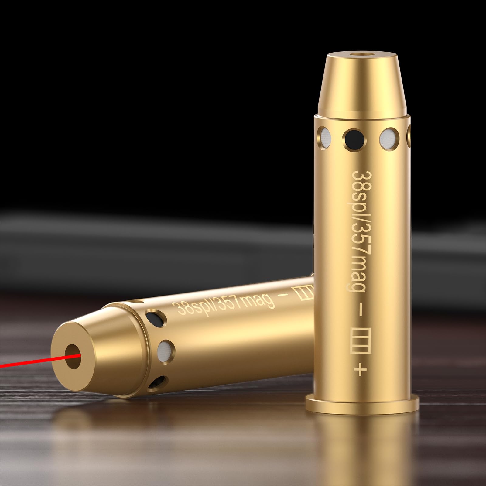 **357 Magnum/38 Special Red Laser Bore Sighter - High Precision Boresighter with Batteries for Hunting, Shooting & Firearm Zeroing | Perfect for Rifles, Pistols & Range Practice**