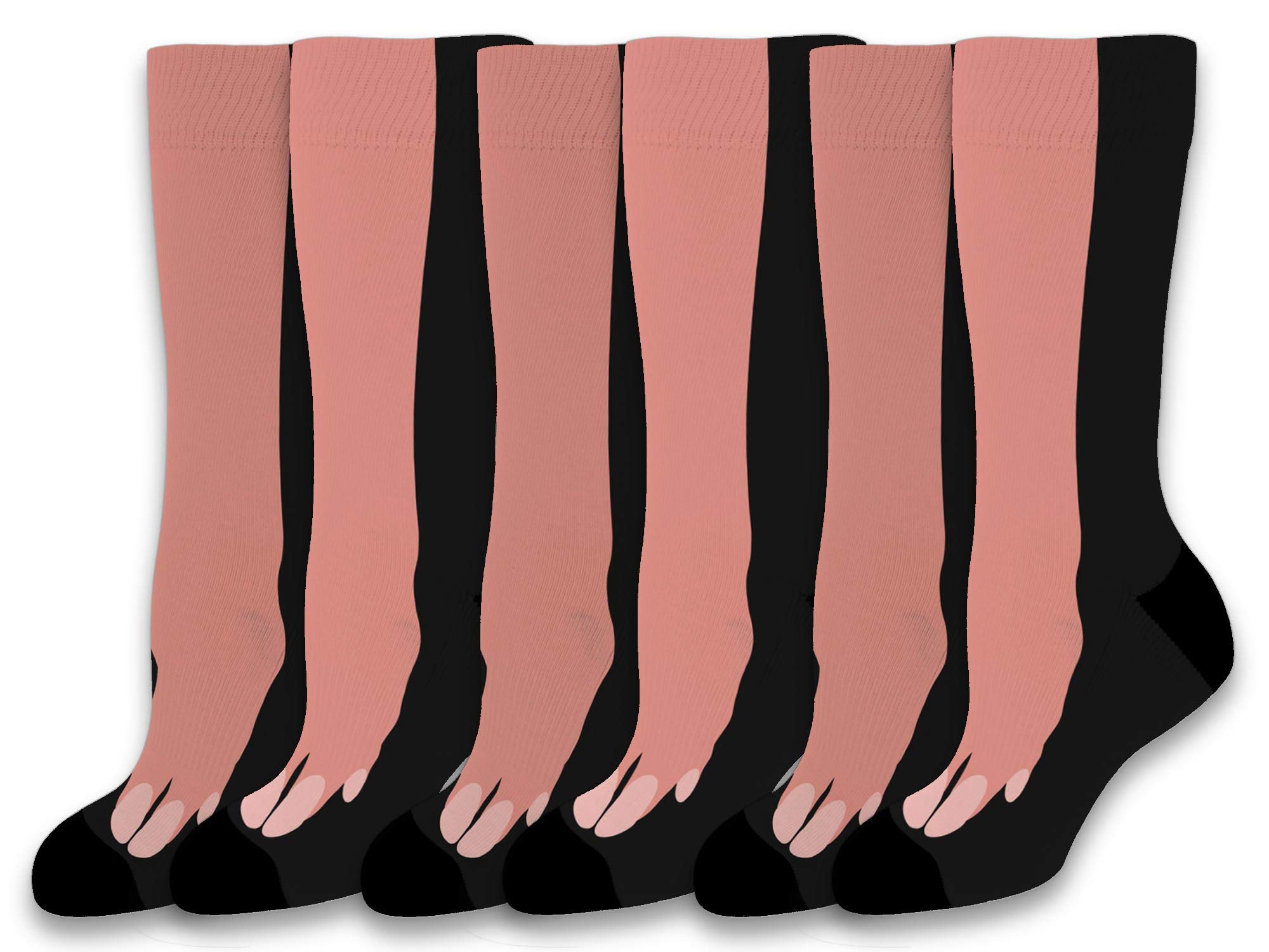 Funny Pig Leg Socks for Men & Women - Cute Pig Themed Novelty Crew Socks - Perfect Gift for Pig Lovers - Great for Costume Parties, Animal Lovers & Funny Gift Exchanges