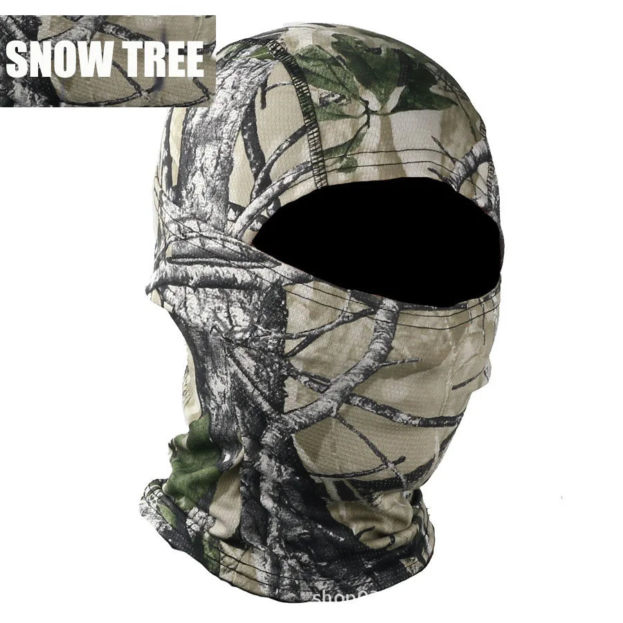 All Season Tactical Nylon Balaclava - Windproof & Breathable Face Mask for Skiing, Motorcycling & Outdoor Sports