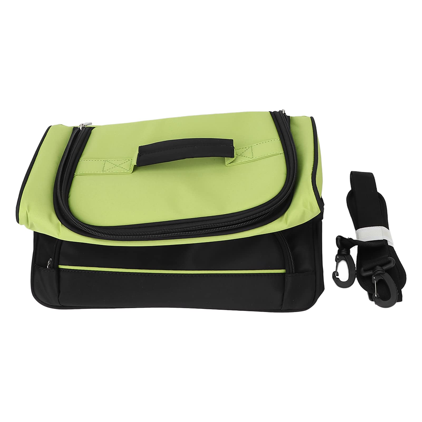 Professional Barber Handbag - Large Capacity Hairdressing Tools Organizer with Shoulder Strap for Scissors, Combs & Accessories | Perfect for Salon Stylists, Mobile Hairdressers & Cosmetology Students (Green)