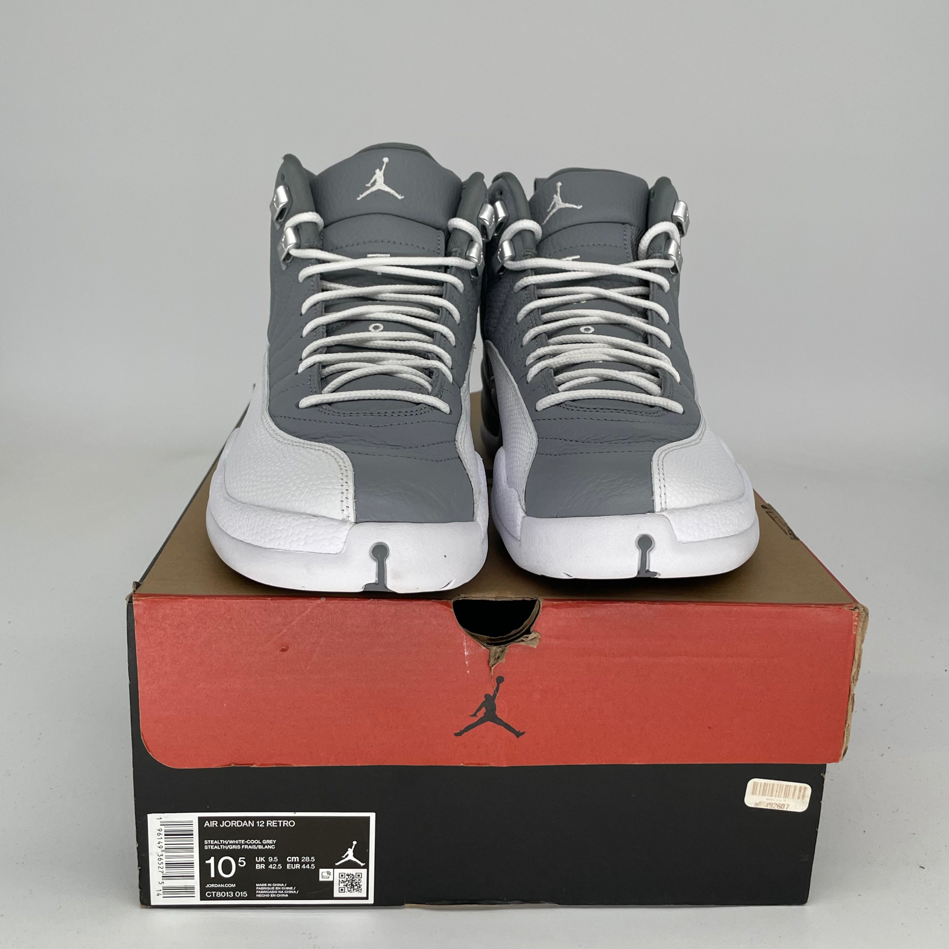 AIR JORDAN 12 STEALTH Men's Basketball Shoes - Size 10.5 (CT8013-015) | Retro Sneakers for Streetwear, Gym & Casual Outfits