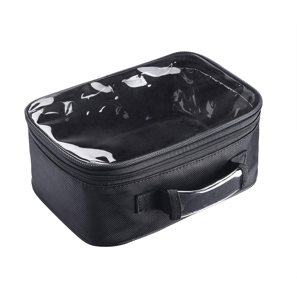 BYOOTIQUE 420D Clear Nylon Makeup Bag - Waterproof Travel Toiletry Organizer with Zipper, Lightweight Transparent Cosmetic Case for Women - Perfect for Pool, Gym, Beach & Airplane Travel Essentials